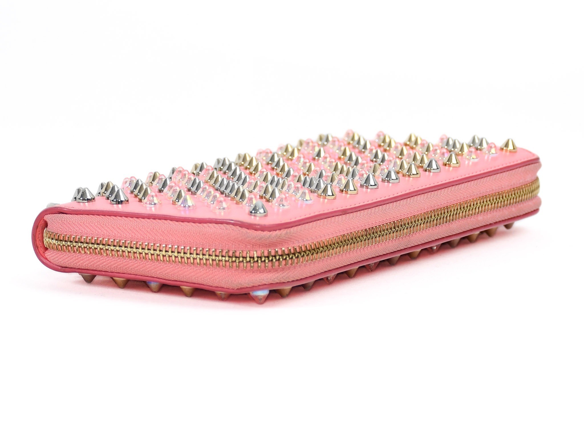 Panettone Round Zip Wallet, Pink — view 5