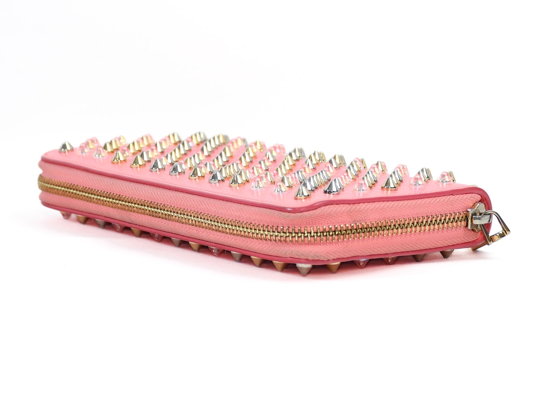 Panettone Round Zip Wallet, Pink — view 6