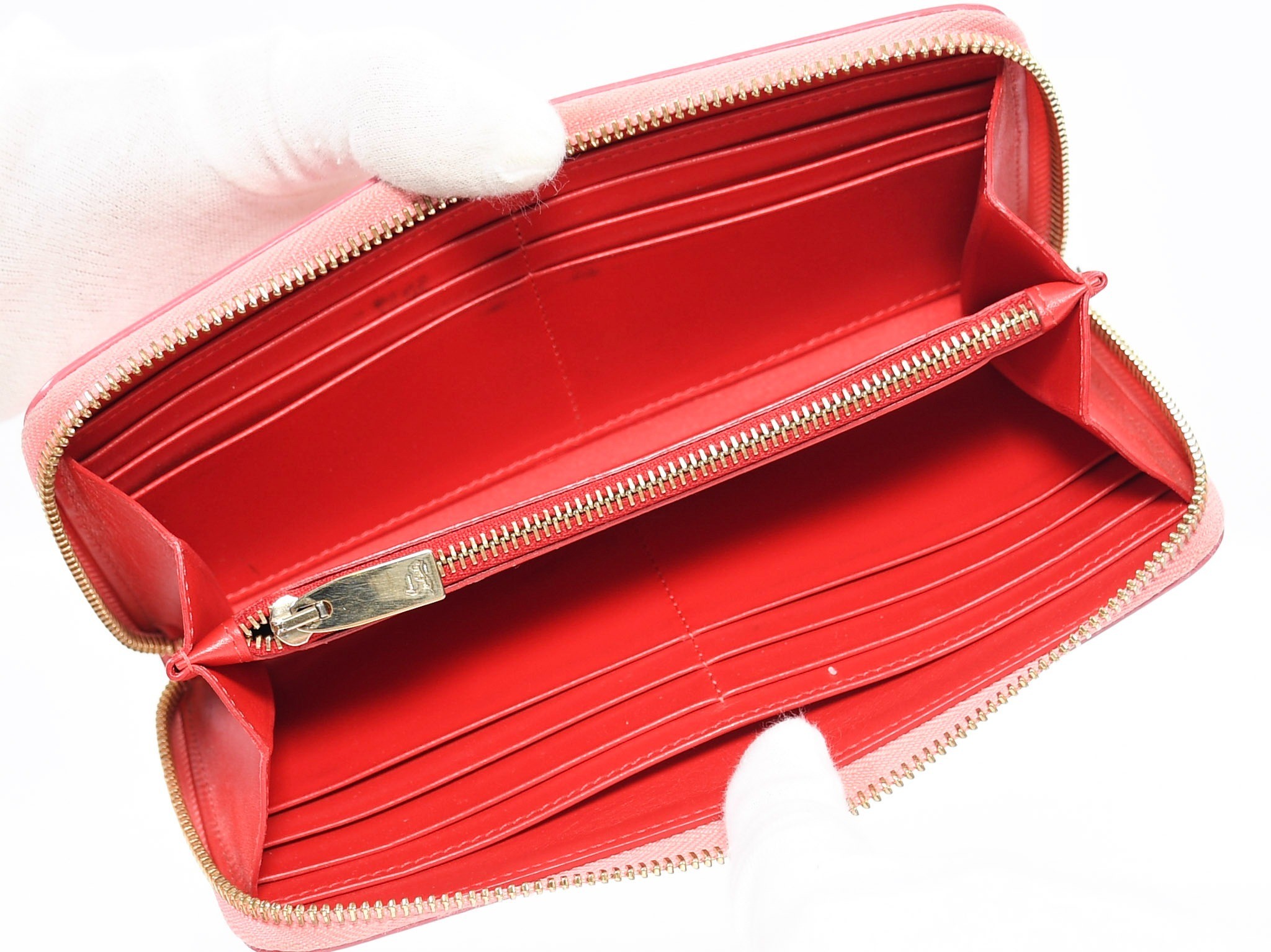 Panettone Round Zip Wallet, Pink — view 8