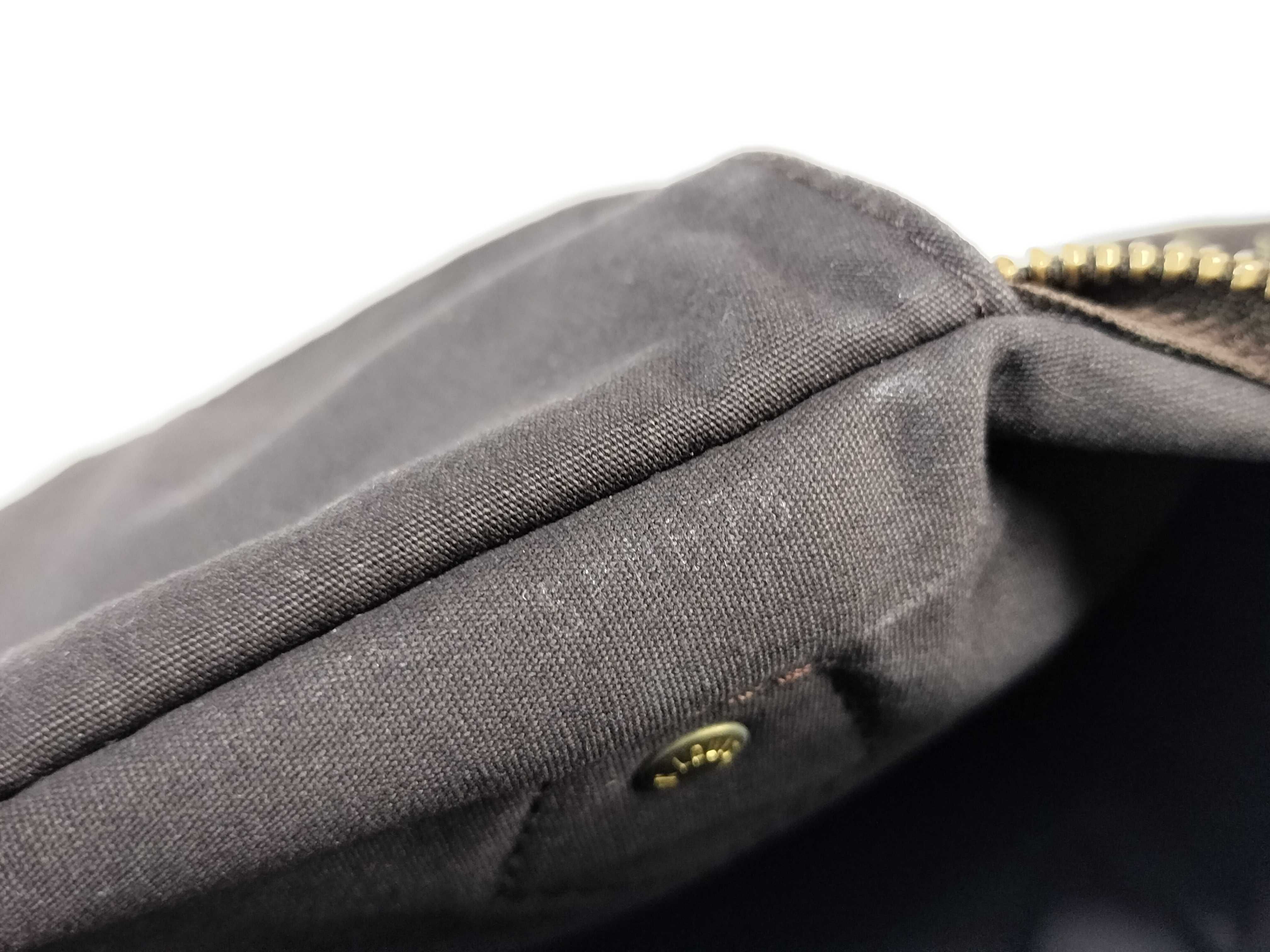 PH- Brown Mini Lin Speedy Canvas Hand Bag 30cm Handbag — view 14
