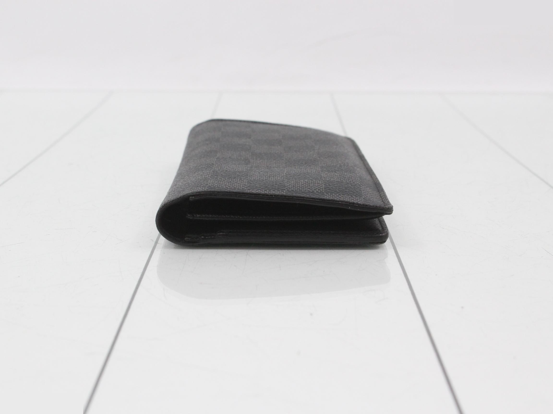 Damier Graphite Portefeuille Brazza — view 3