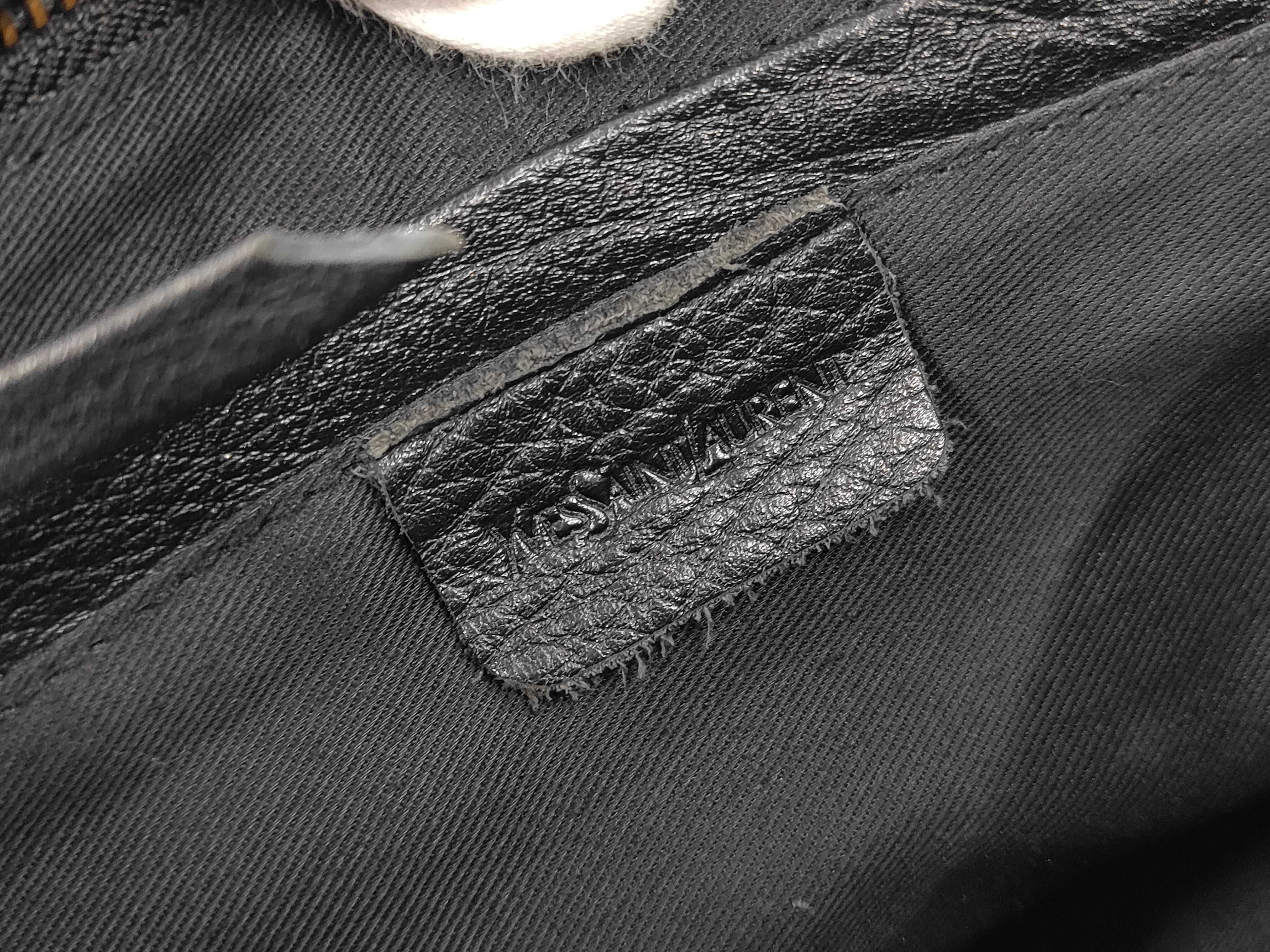 shoulder bag, leather, black. — view 11
