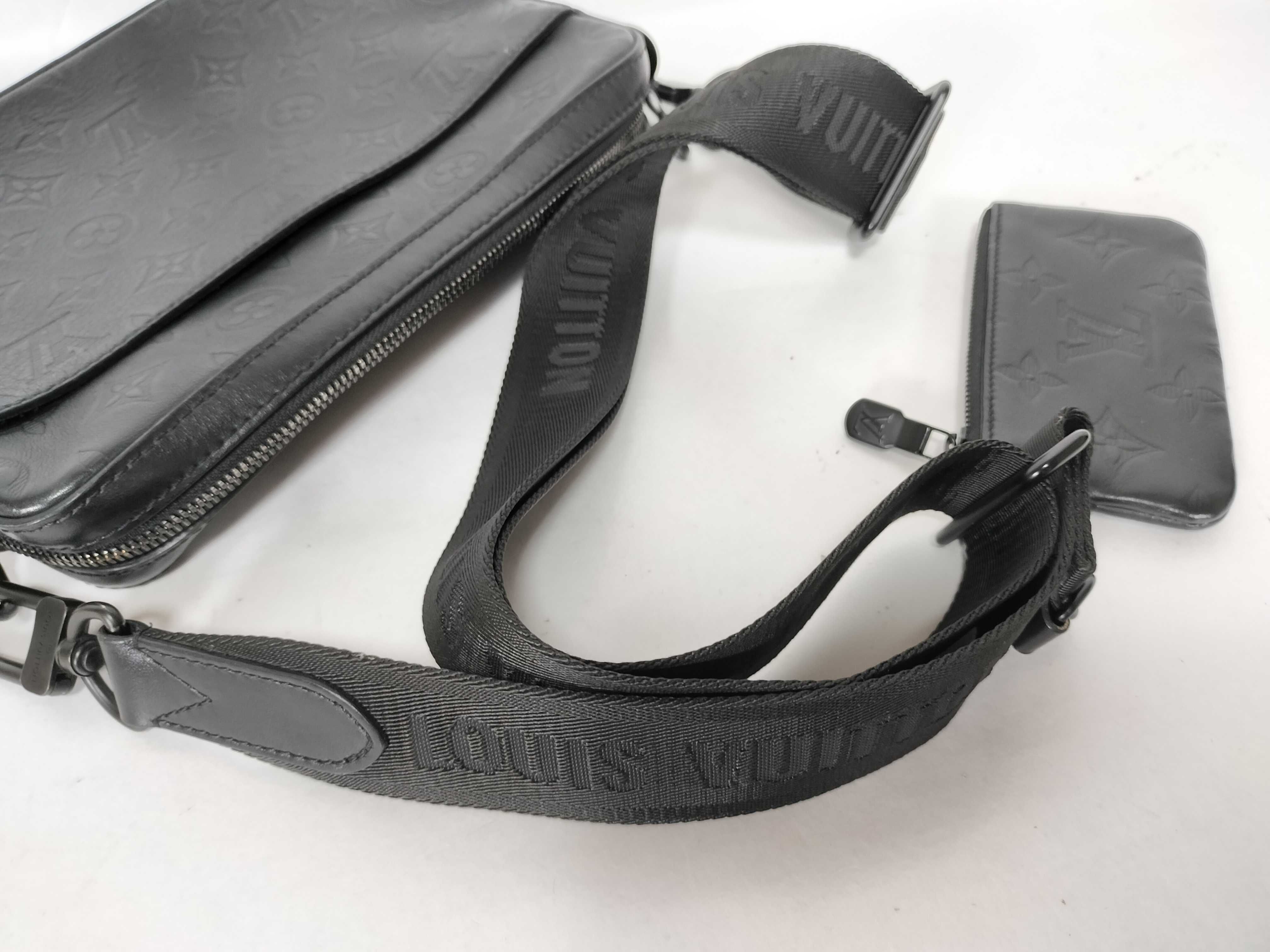 Monogram Vuitton Monogram Shadow Duo Messenger Shoulder Bag — view 3