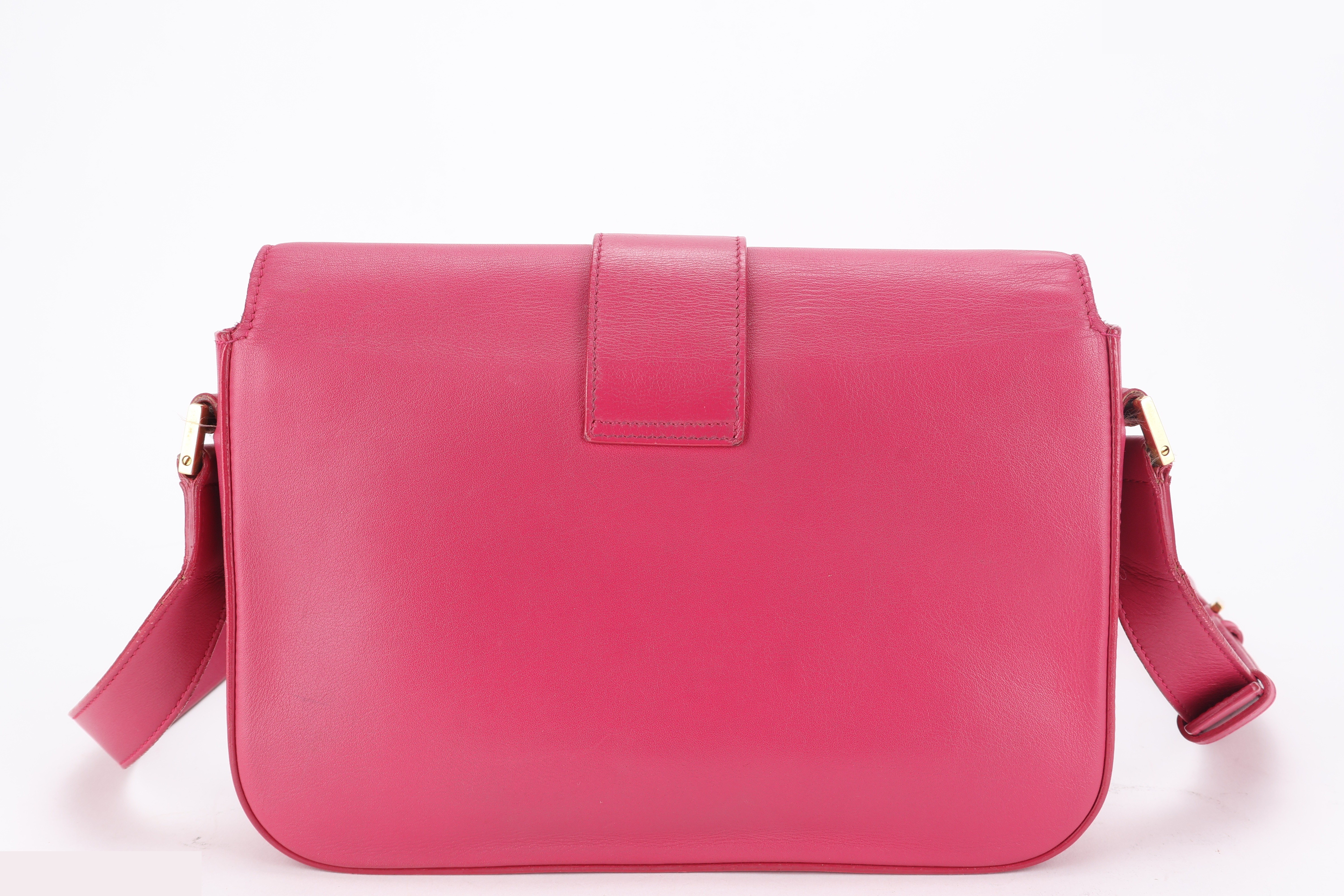 Y LINE PINK SHOULDER BAG CALFSKIN GHW — view 2