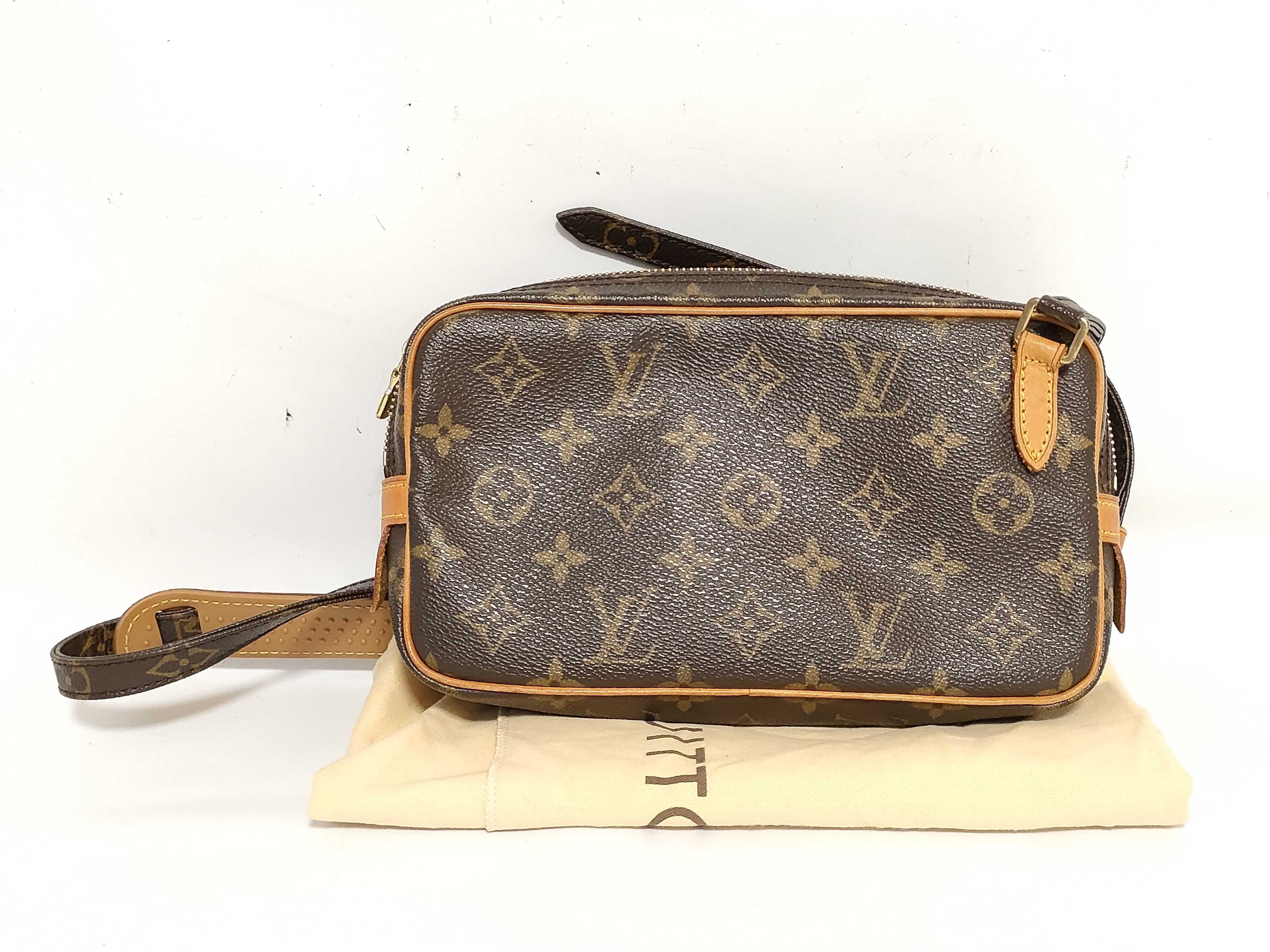 Monogram Pochette Marly Bandoulière M51828 SL1004 Brown Shoulder Bag