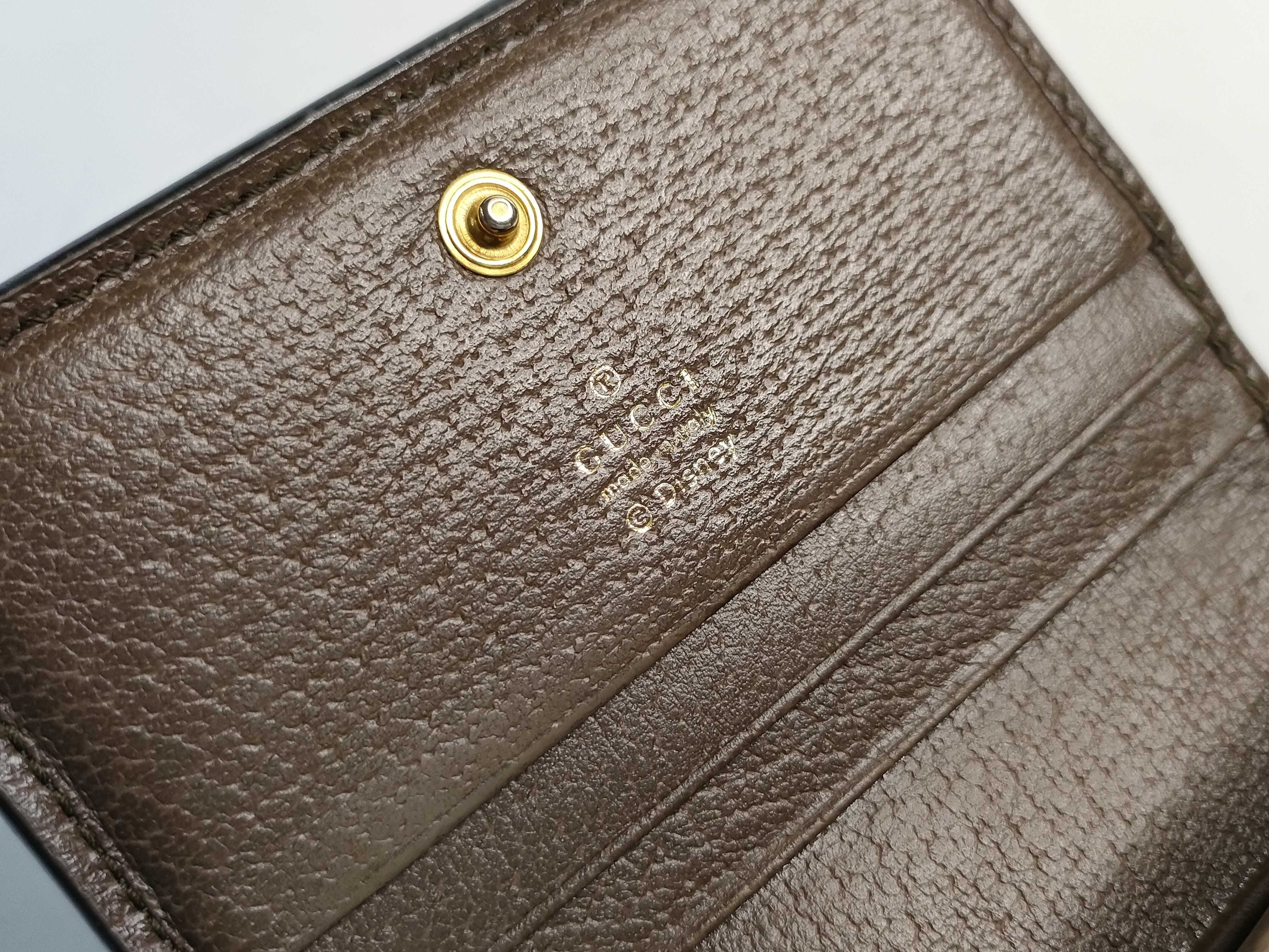 GG Supreme Gucci x Disney GG Supreme Compact Wallet 648121 — view 11