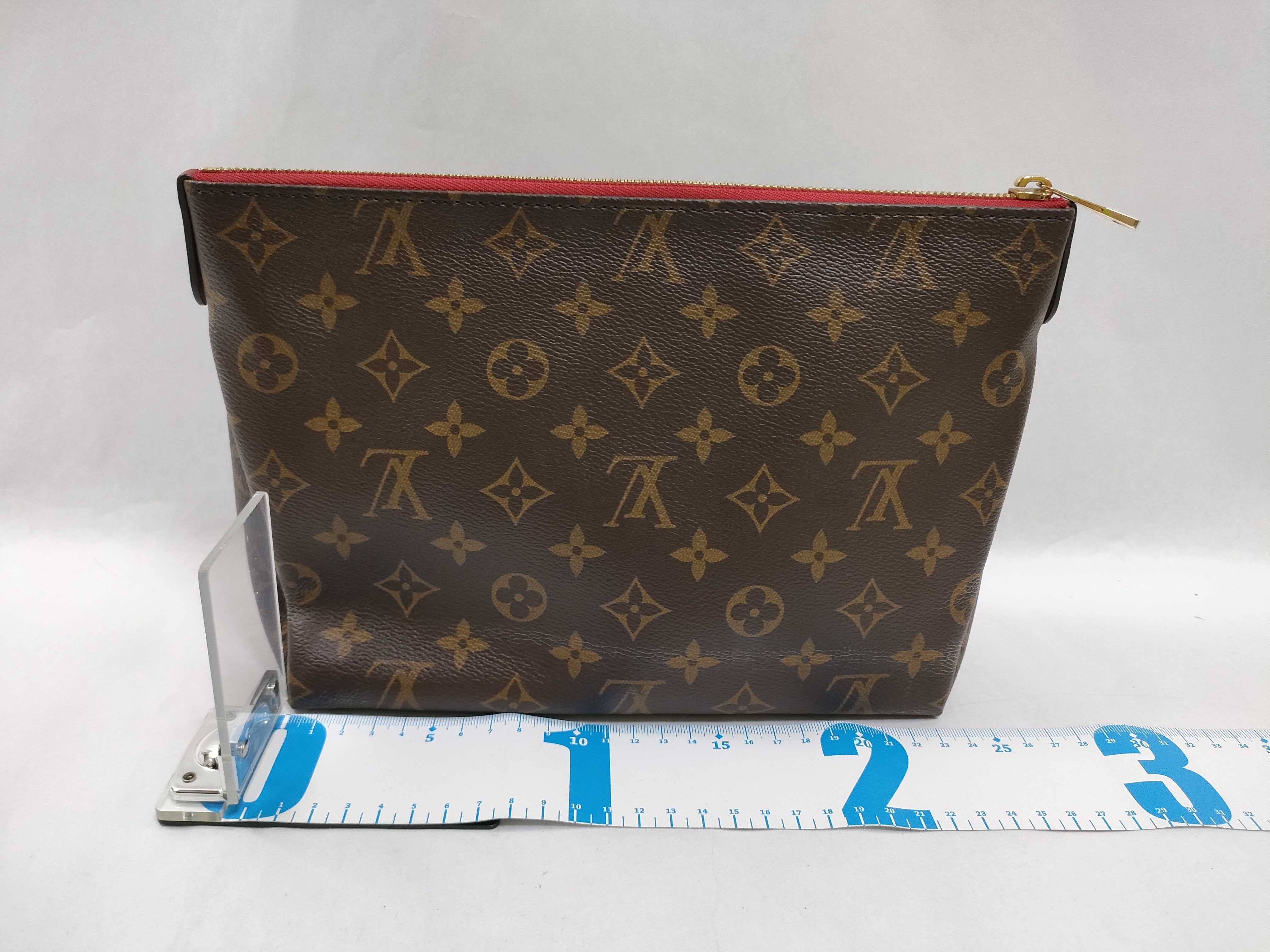 Monogram ID- Canvas Monogram Pallas beauty case Etui Voyage GM Brown Pouch Second Bag — view 2