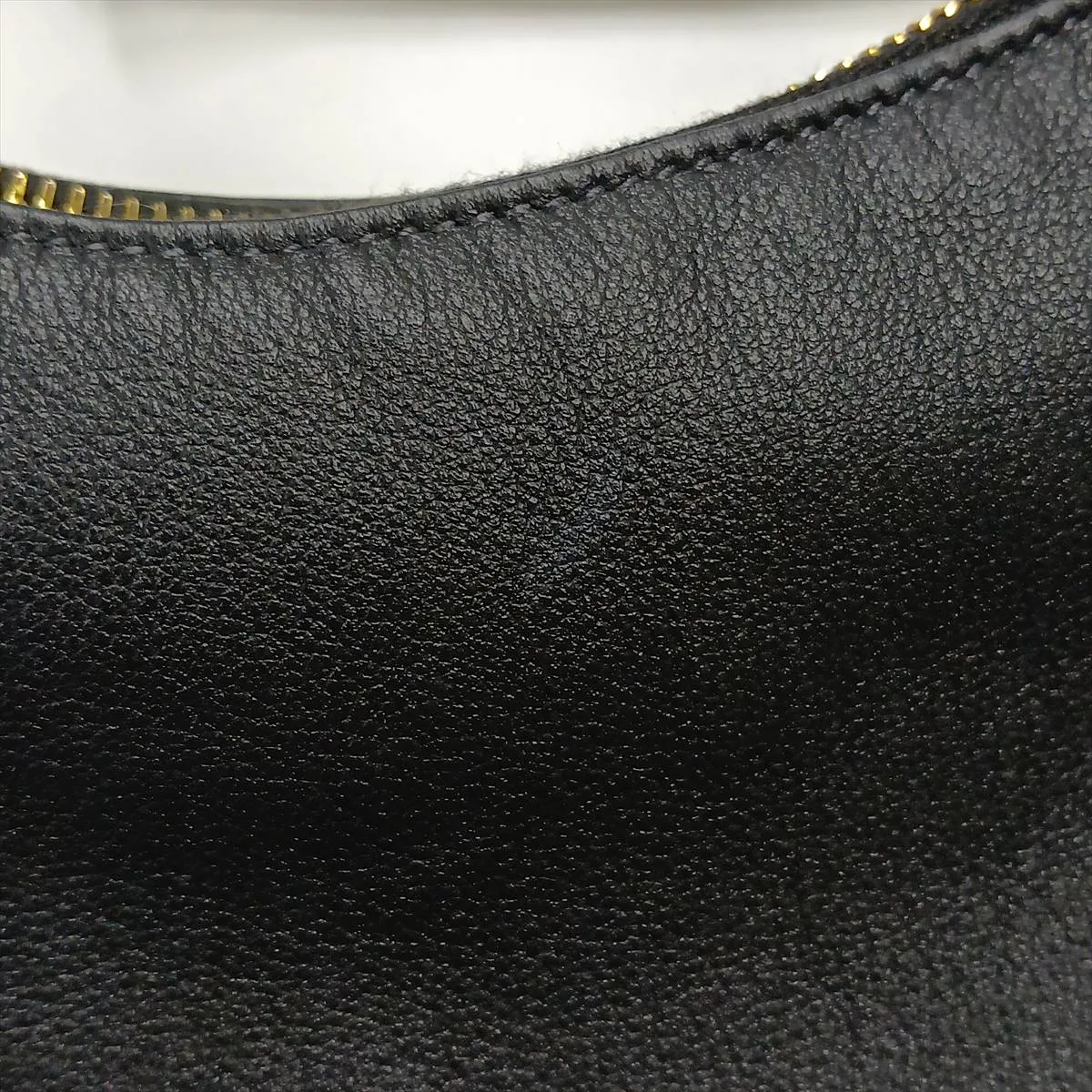 Soft Grain Leather 2-Way Shoulder Bag, Black, 1BC272 — view 11