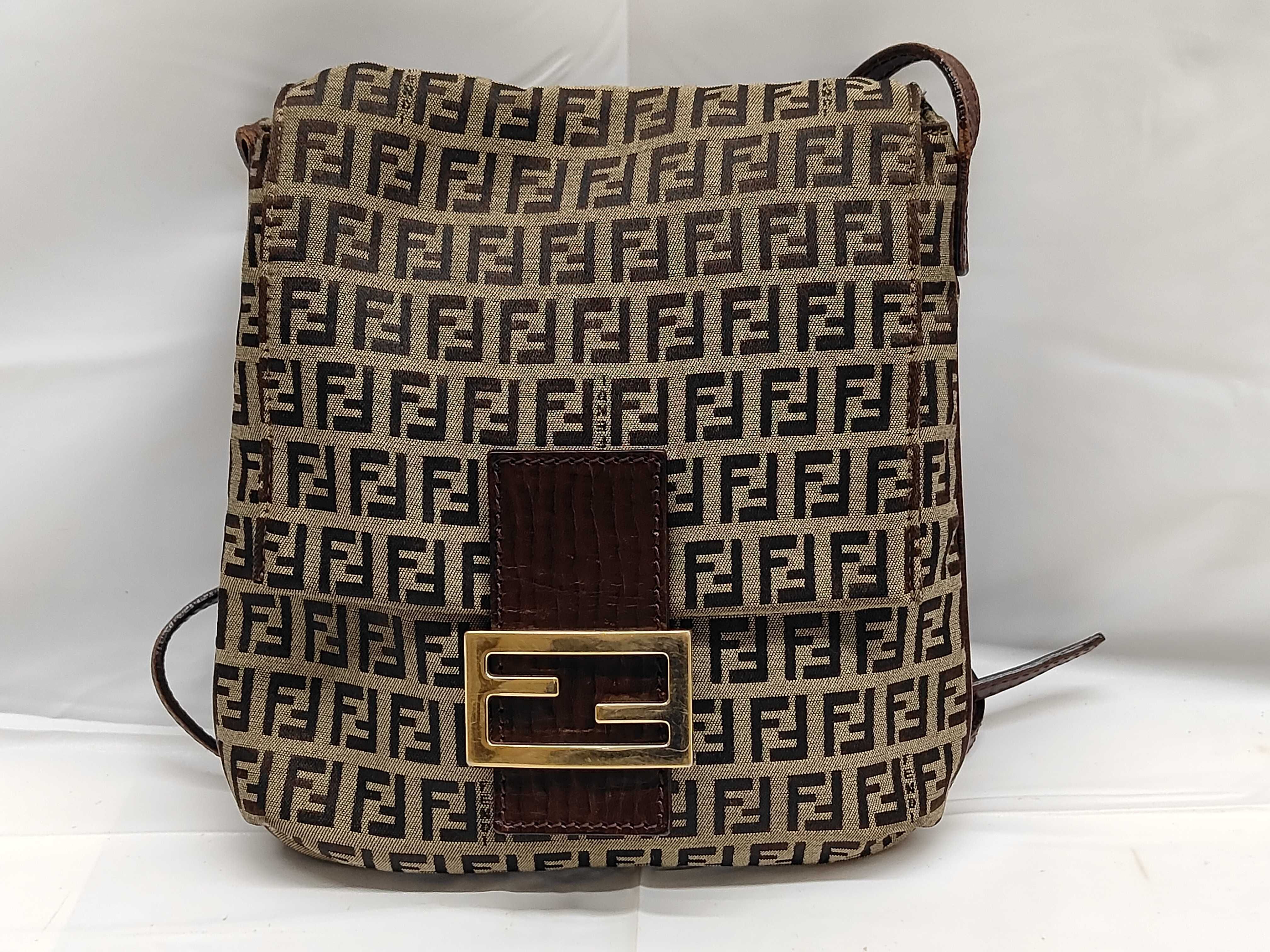 Shoulder Bag with Gold Hardware