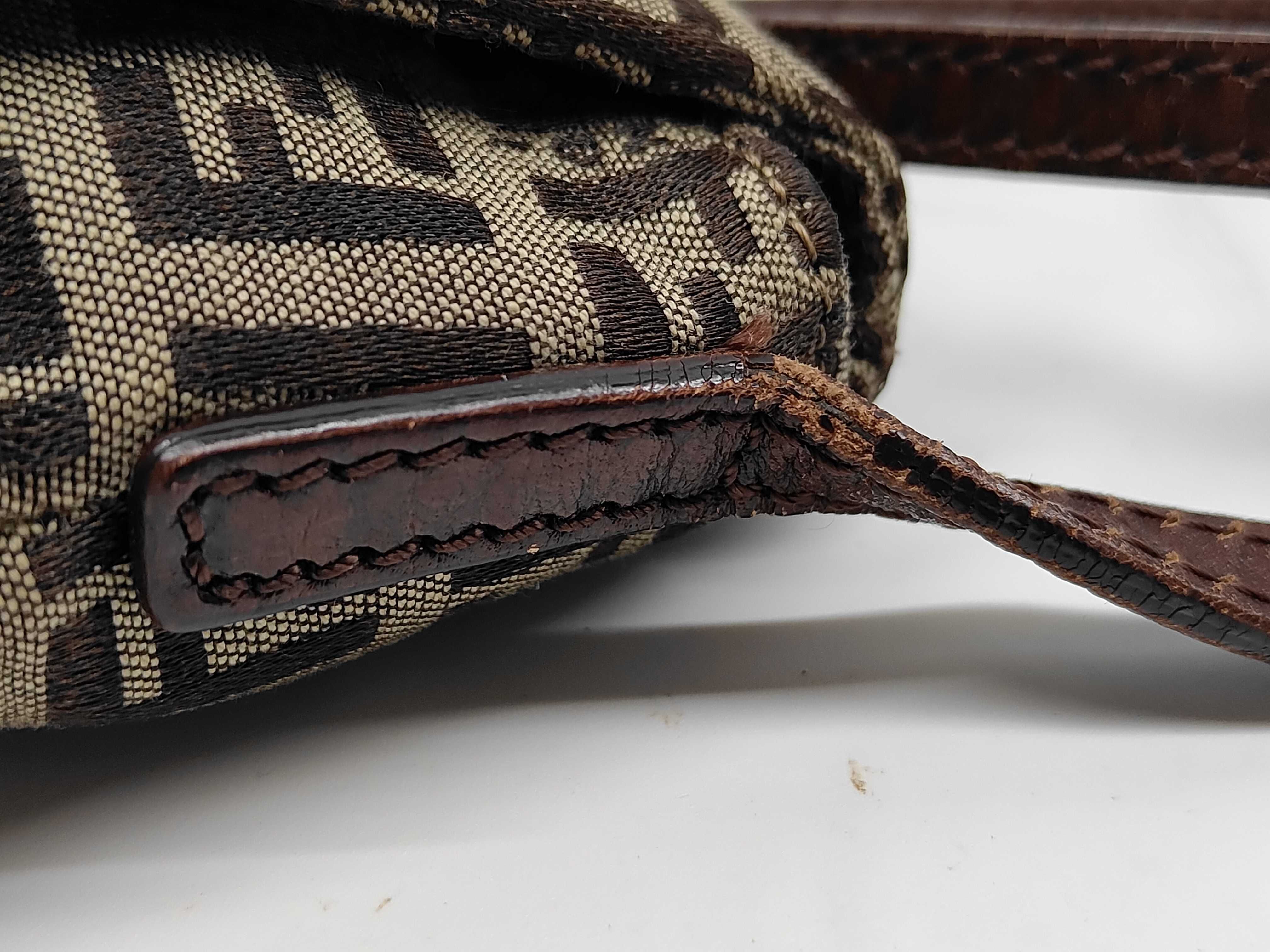 Shoulder Bag with Gold Hardware — view 7