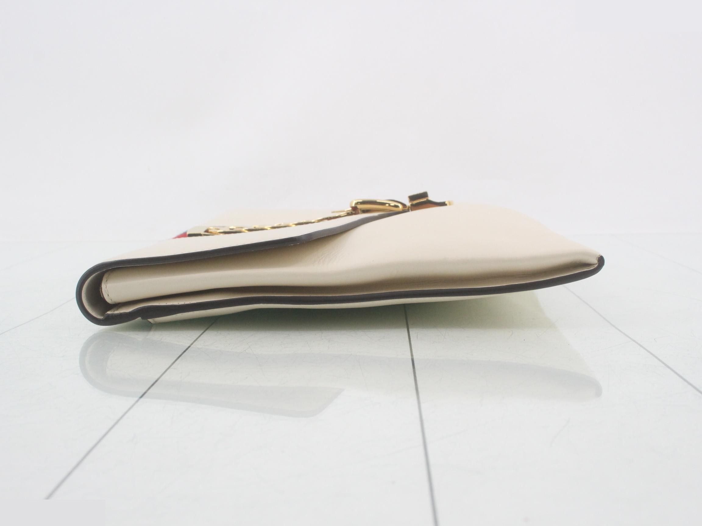 Sylvie Leather Clutch Bag — view 4