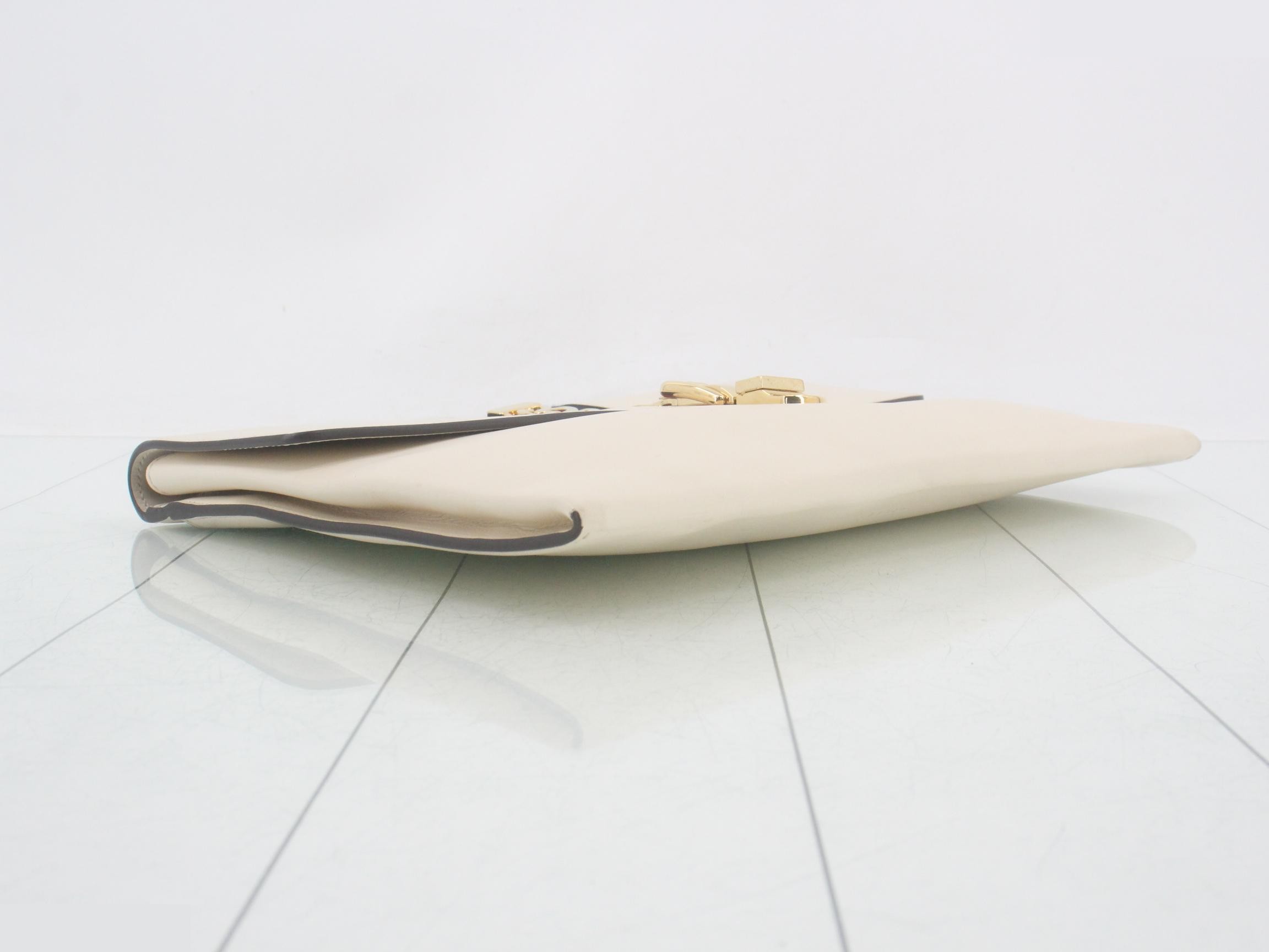 Sylvie Leather Clutch Bag — view 5