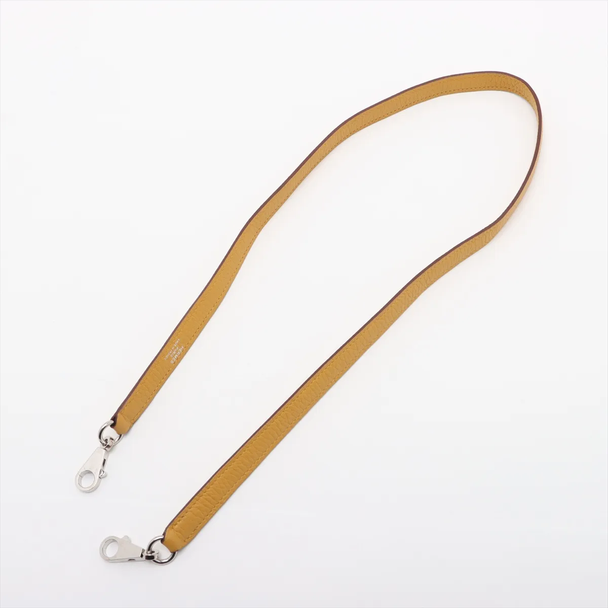 Hermès Bolide 31, Taurillon Clemence leather, Jaune Ambre, silver hardware, C: 2018 — view 7
