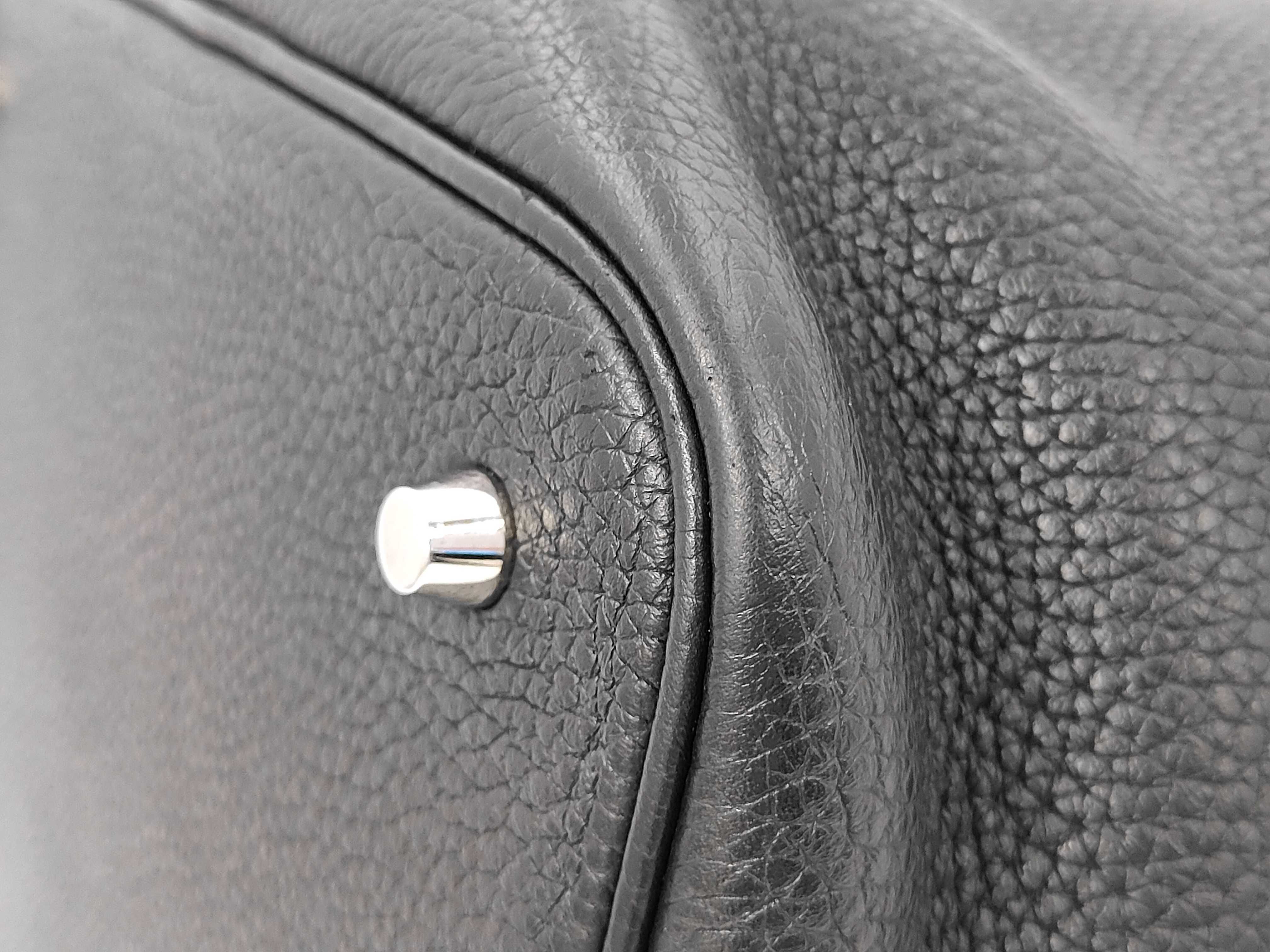 Picotin Lock MM Noir (Y stamp) handbag — view 4