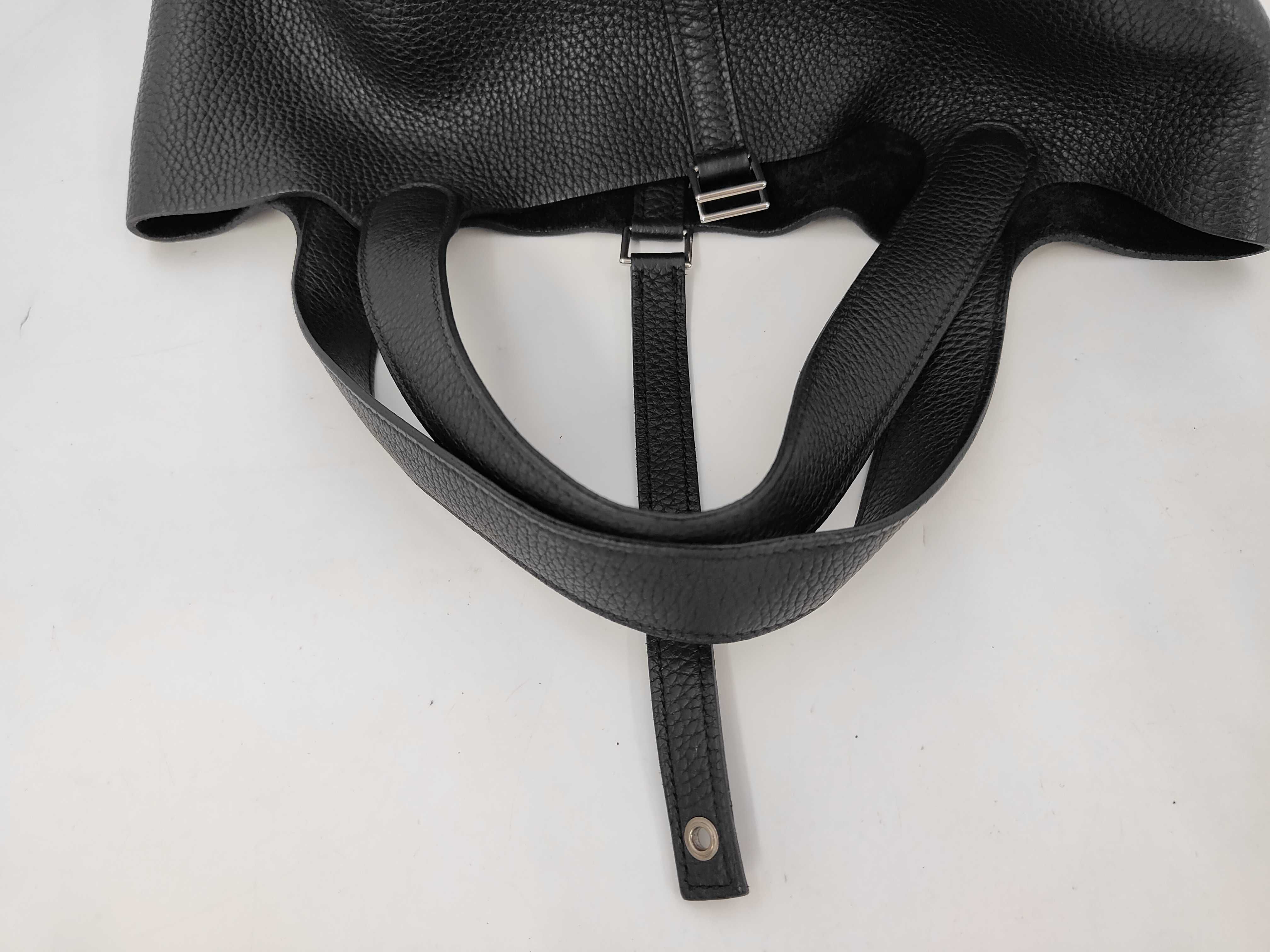 Picotin Lock MM Noir (Y stamp) handbag — view 8