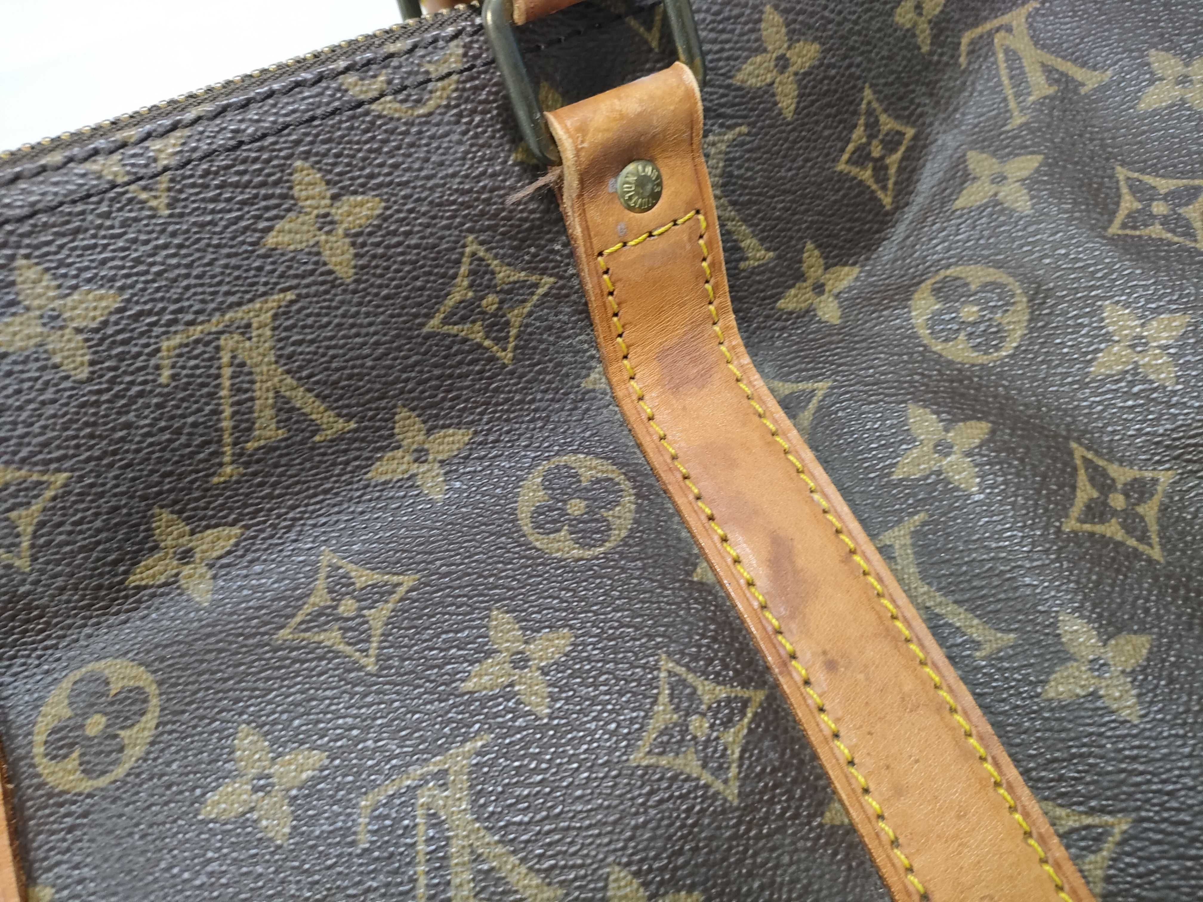 Monogram Louis Vuitton Keepall Boston Bag — view 11