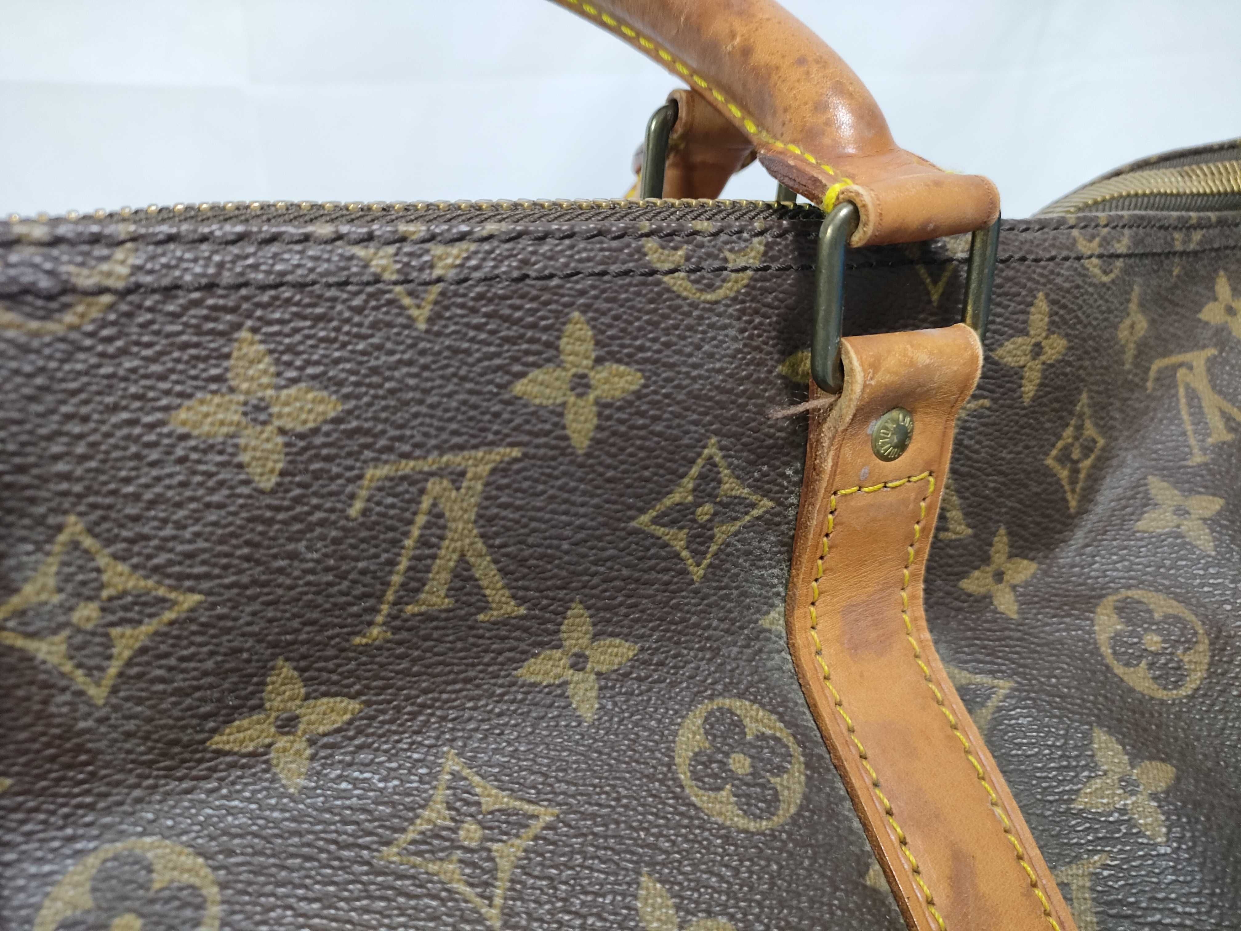 Monogram Louis Vuitton Keepall Boston Bag — view 12