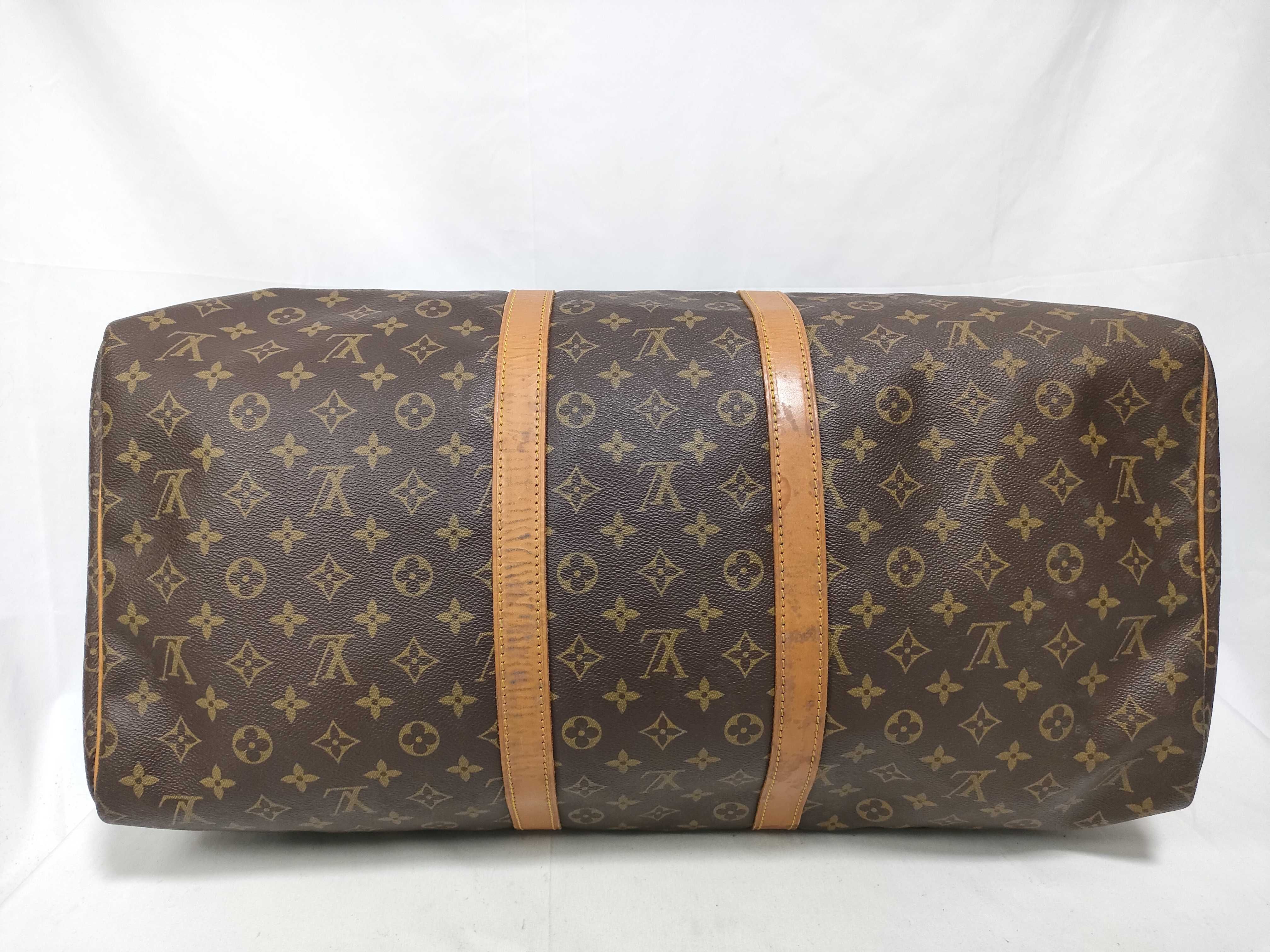 Monogram Louis Vuitton Keepall Boston Bag — view 3