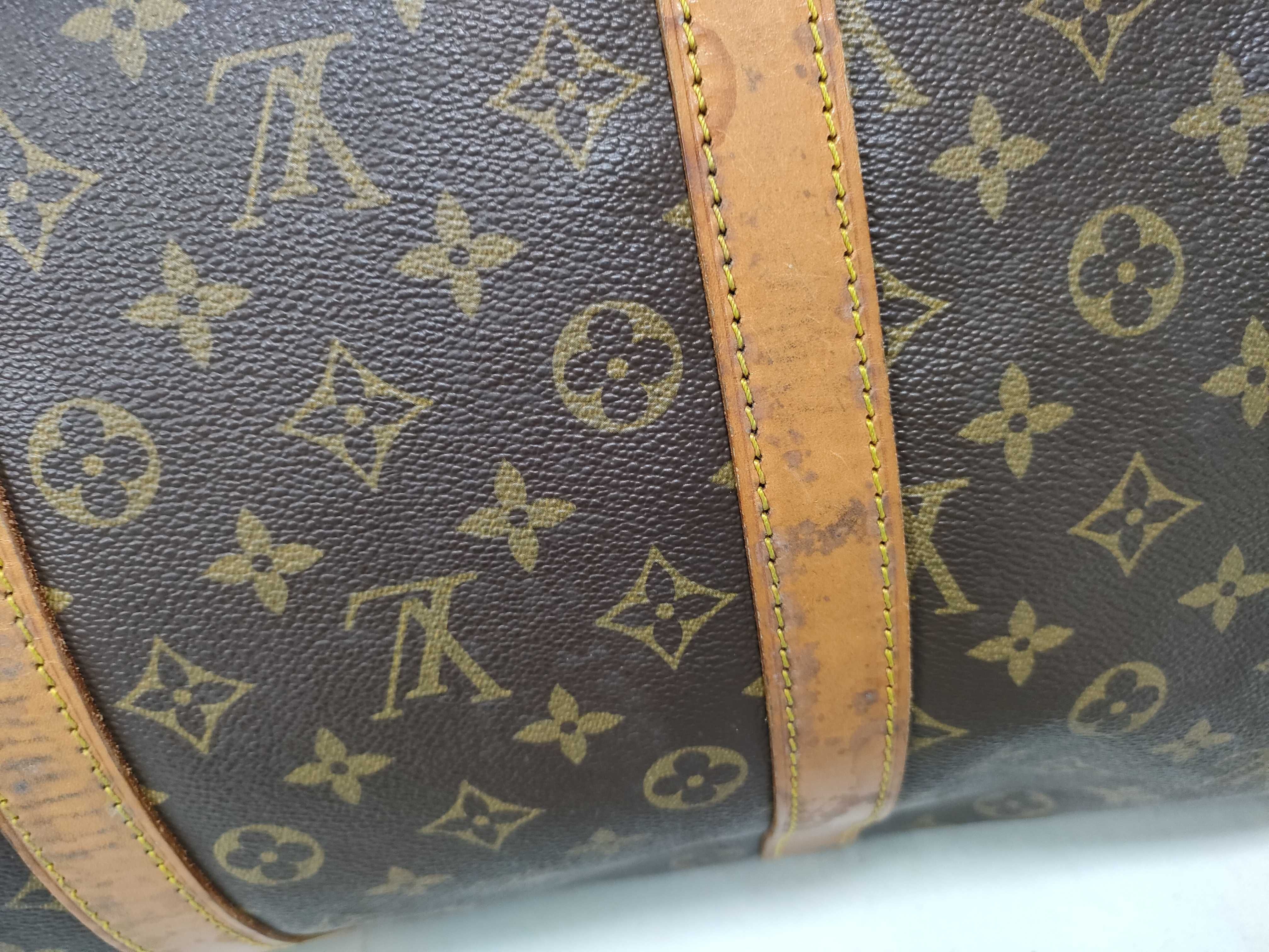 Monogram Louis Vuitton Keepall Boston Bag — view 4