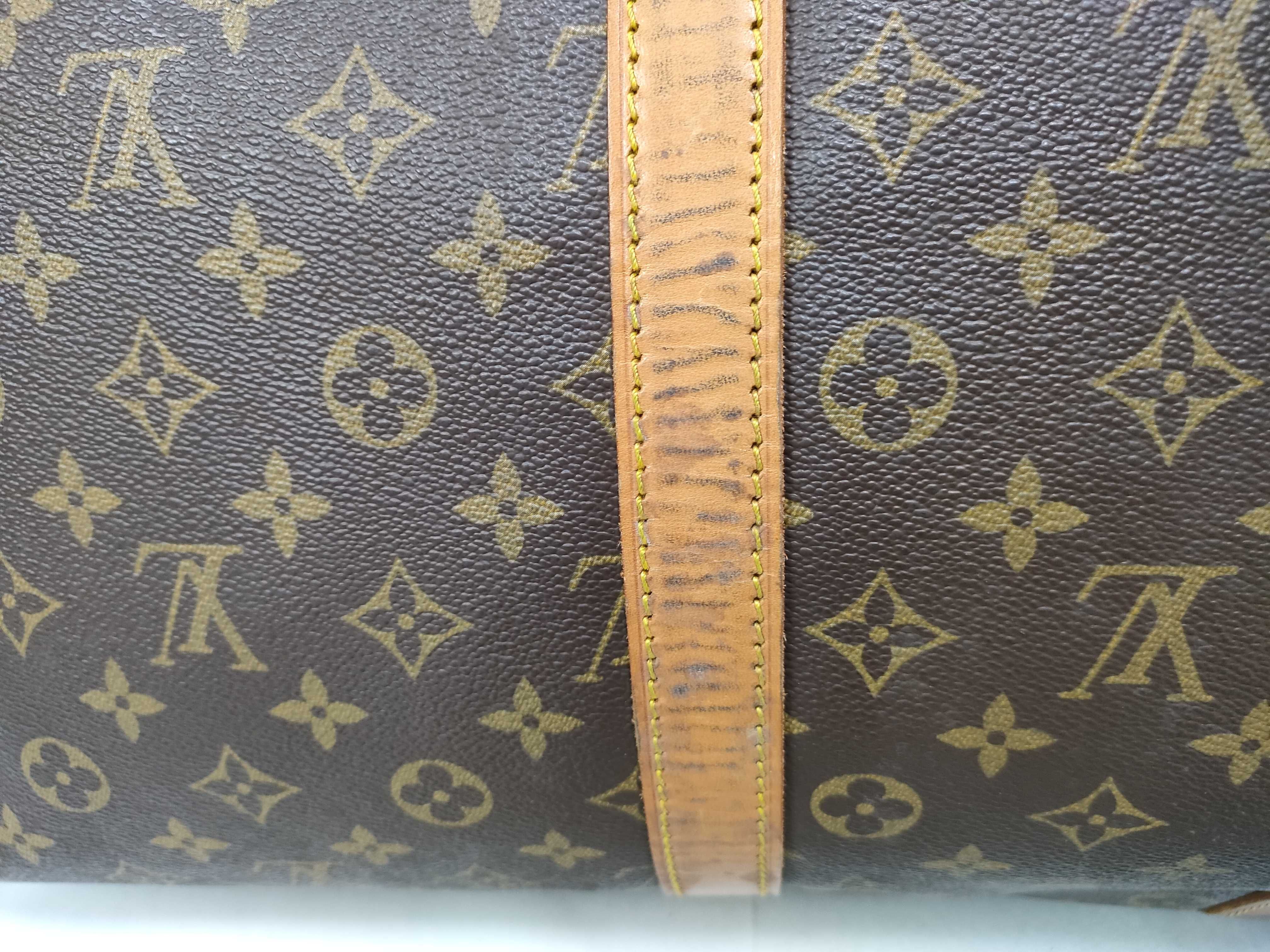 Monogram Louis Vuitton Keepall Boston Bag — view 5
