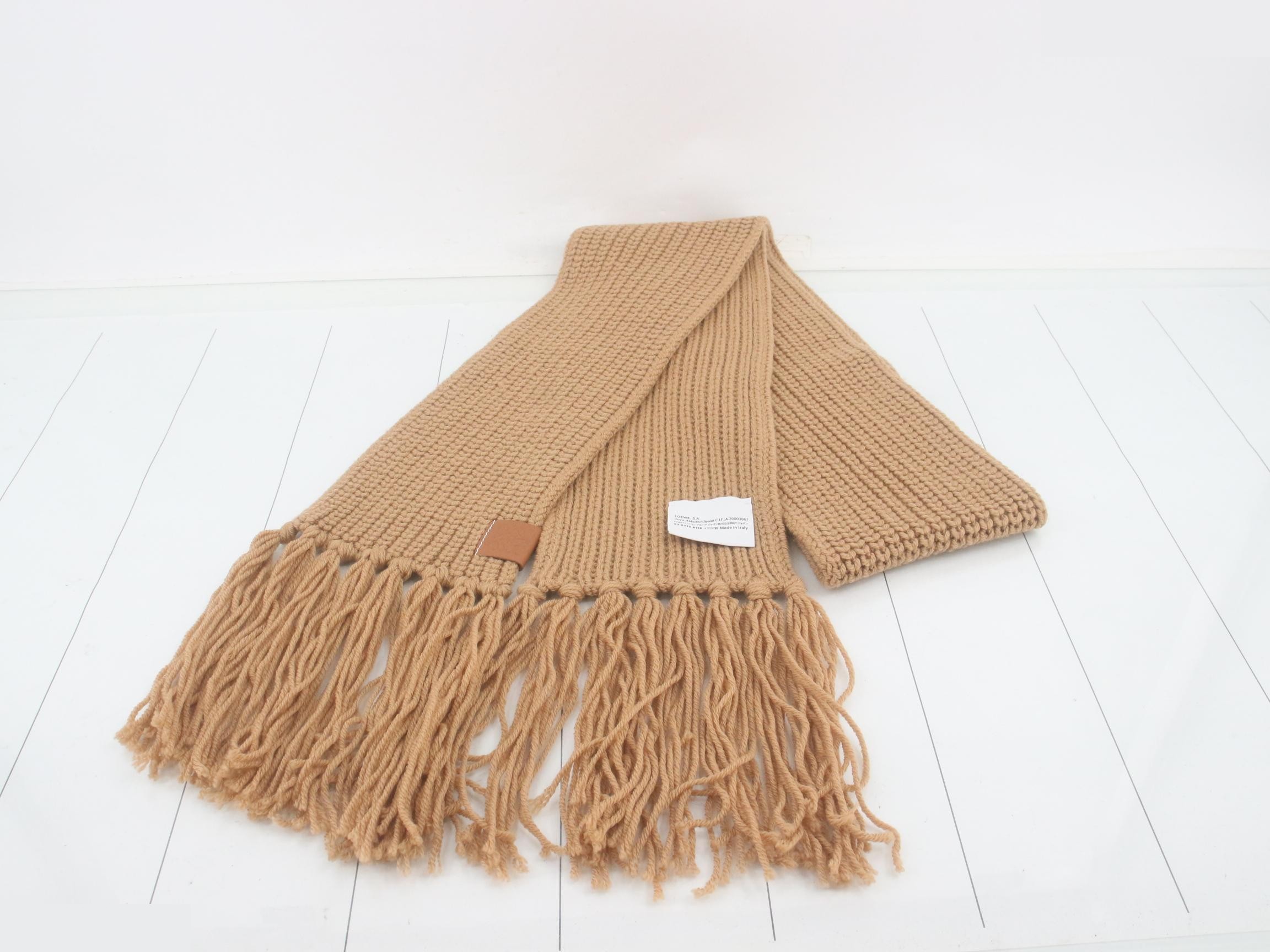 Anagram Wool Camel Scarf — view 2