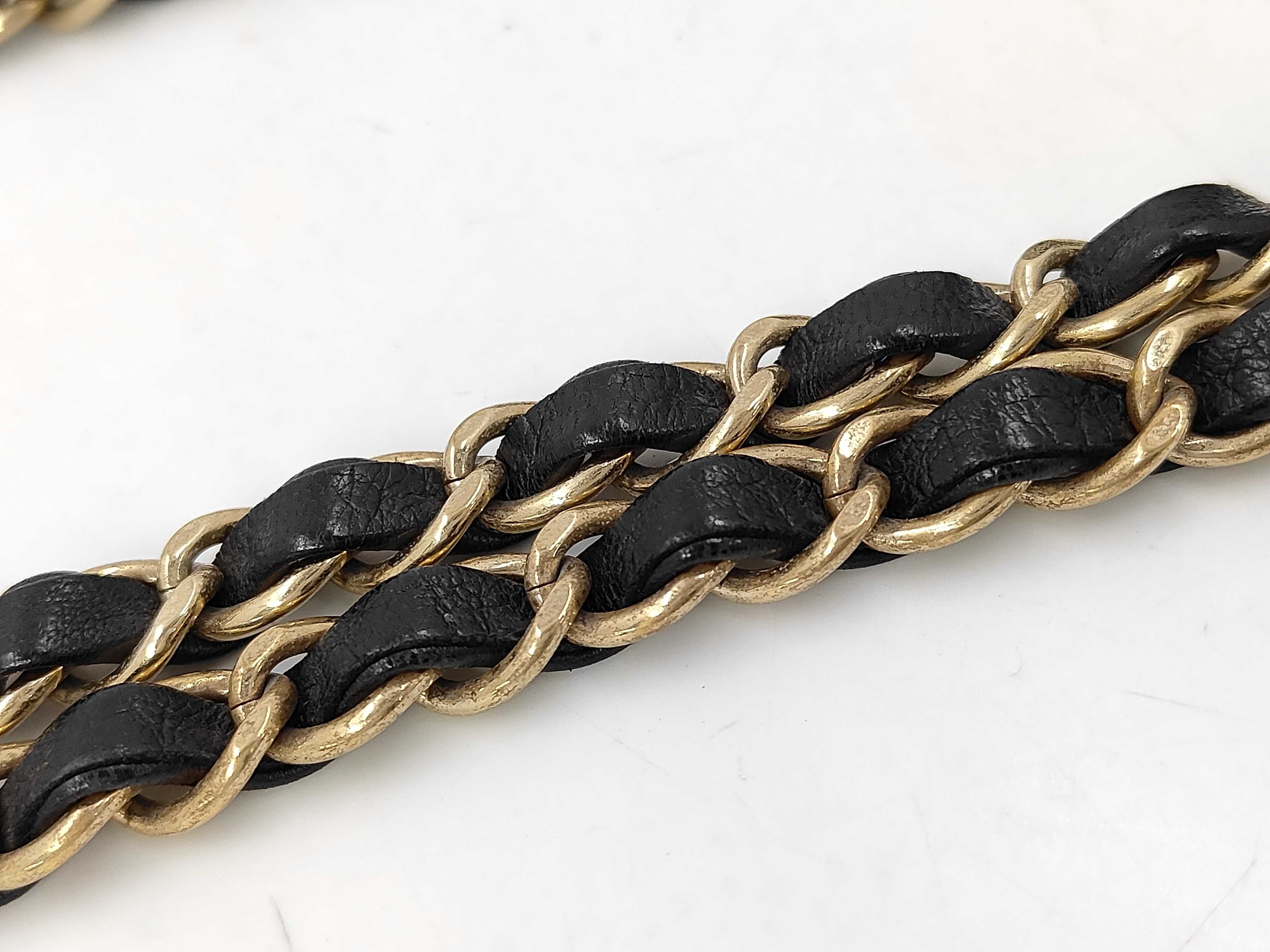 Matelassé 20 Lambskin Gold Hardware Chain Shoulder Bag, Serial Number 23, Black Shoulder Bag — view 4