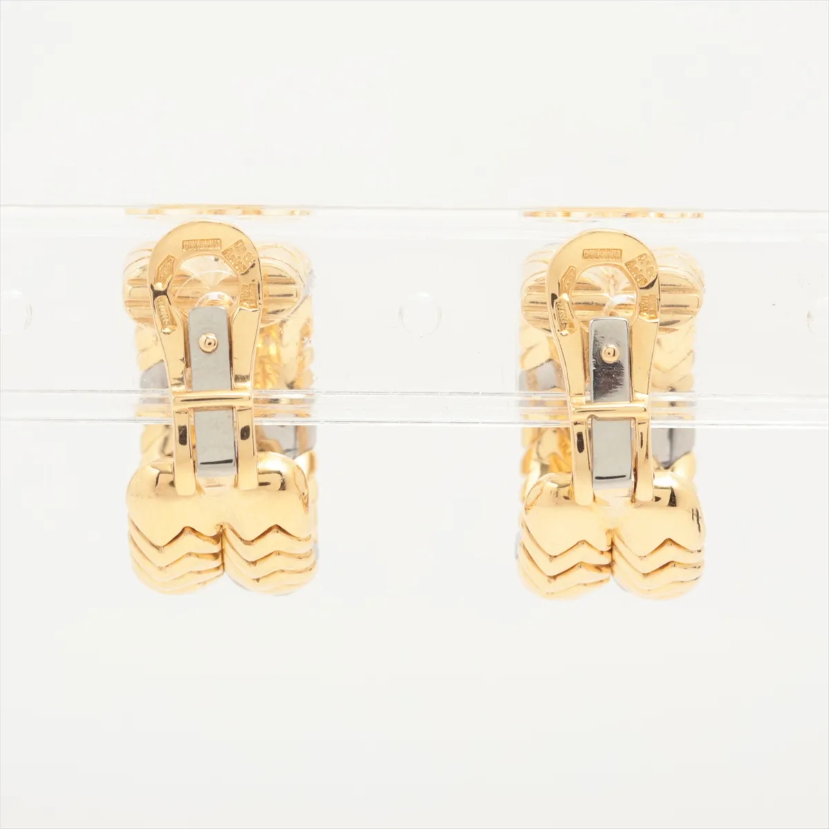 Bulgari Spiga earrings 750(YG)×SS 30.8g — view 3