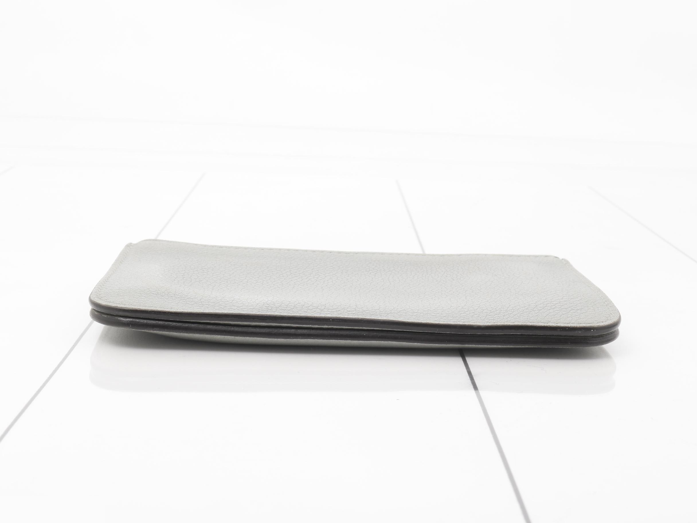 Zip Ango Chaine d'Ancre Evercolor Gray, K stamp, S hardware — view 3