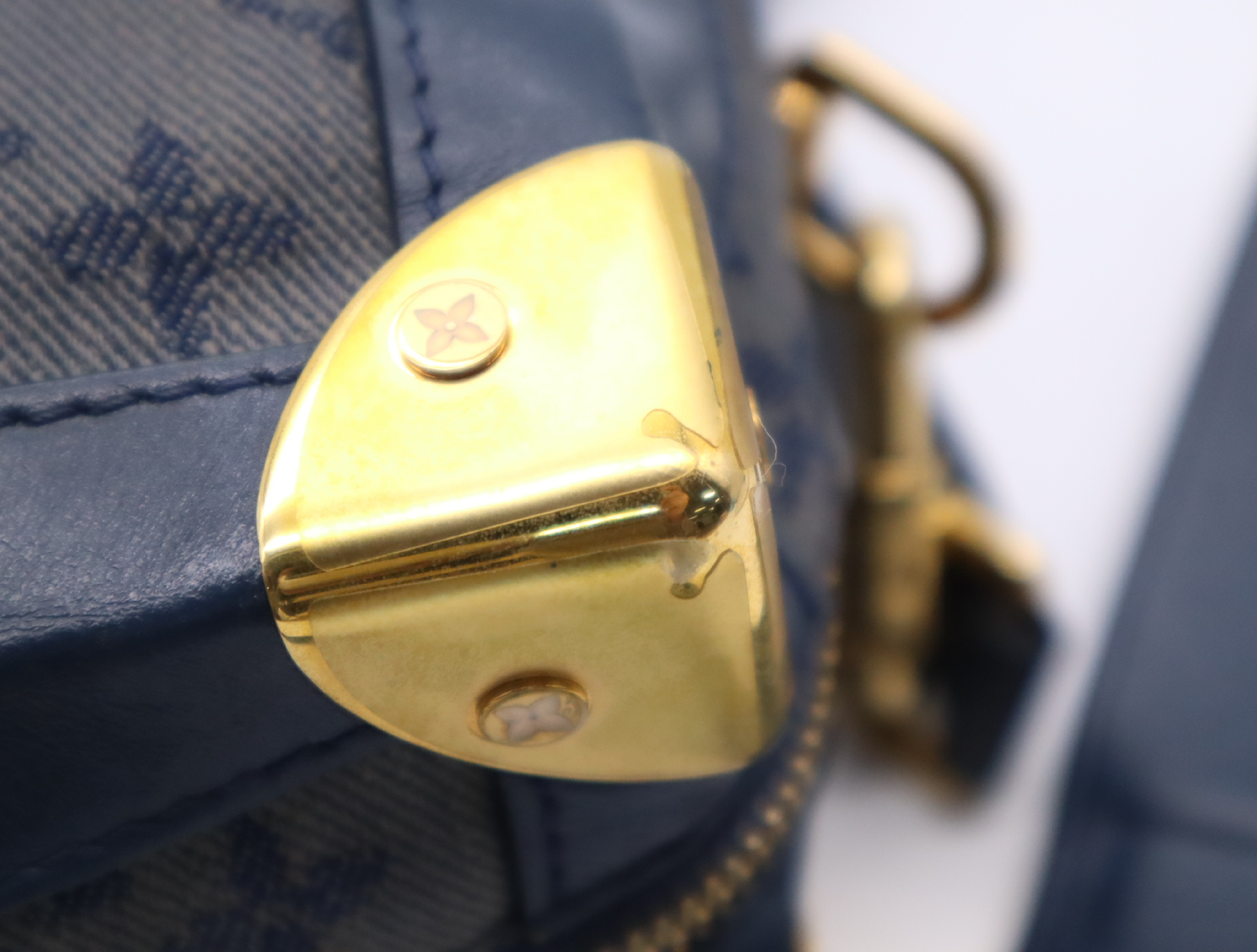 M44723 Monogram Denim Soft Trunk Blue Shoulder Bag — view 10