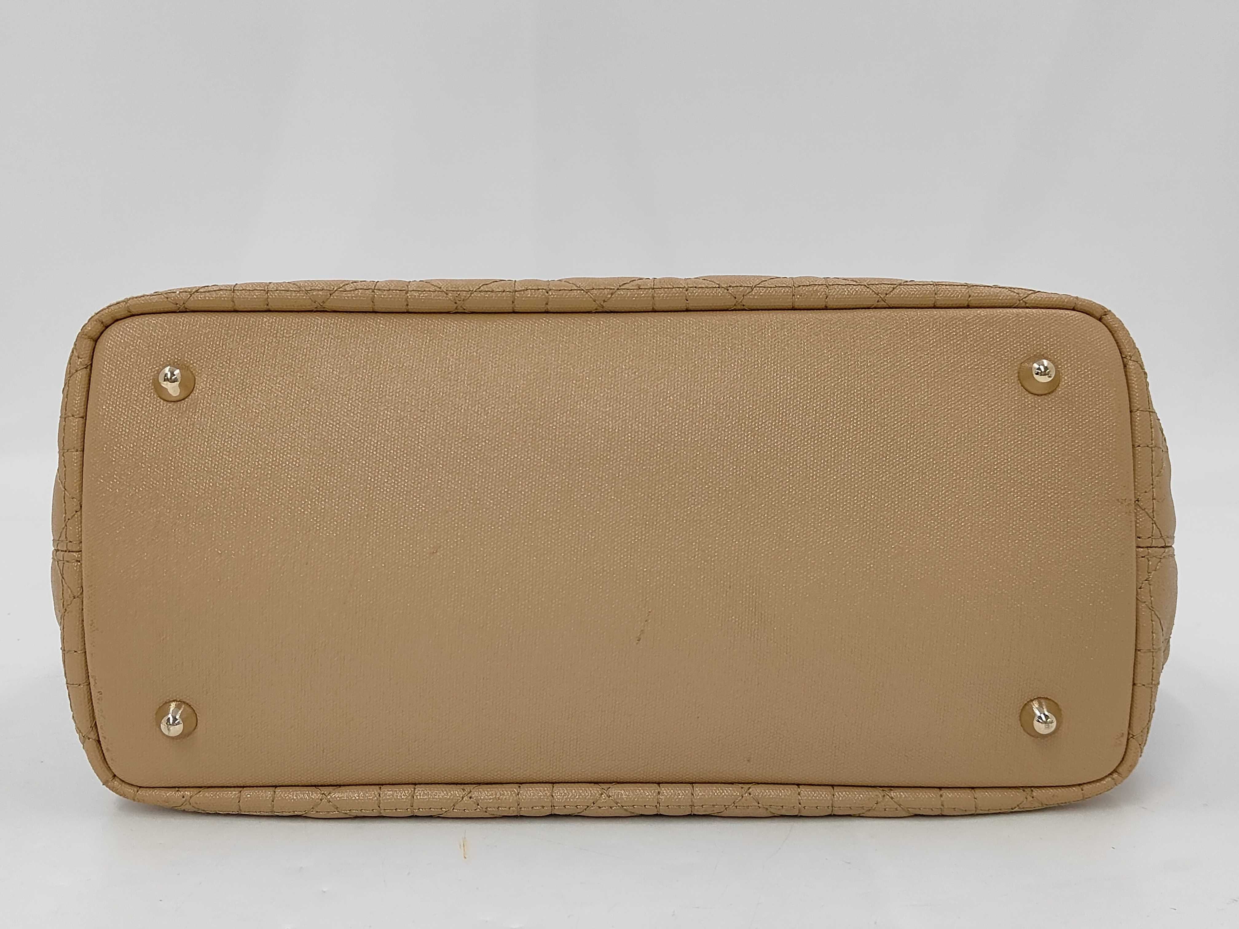 Panarea coated canvas x leather tote bag — view 3