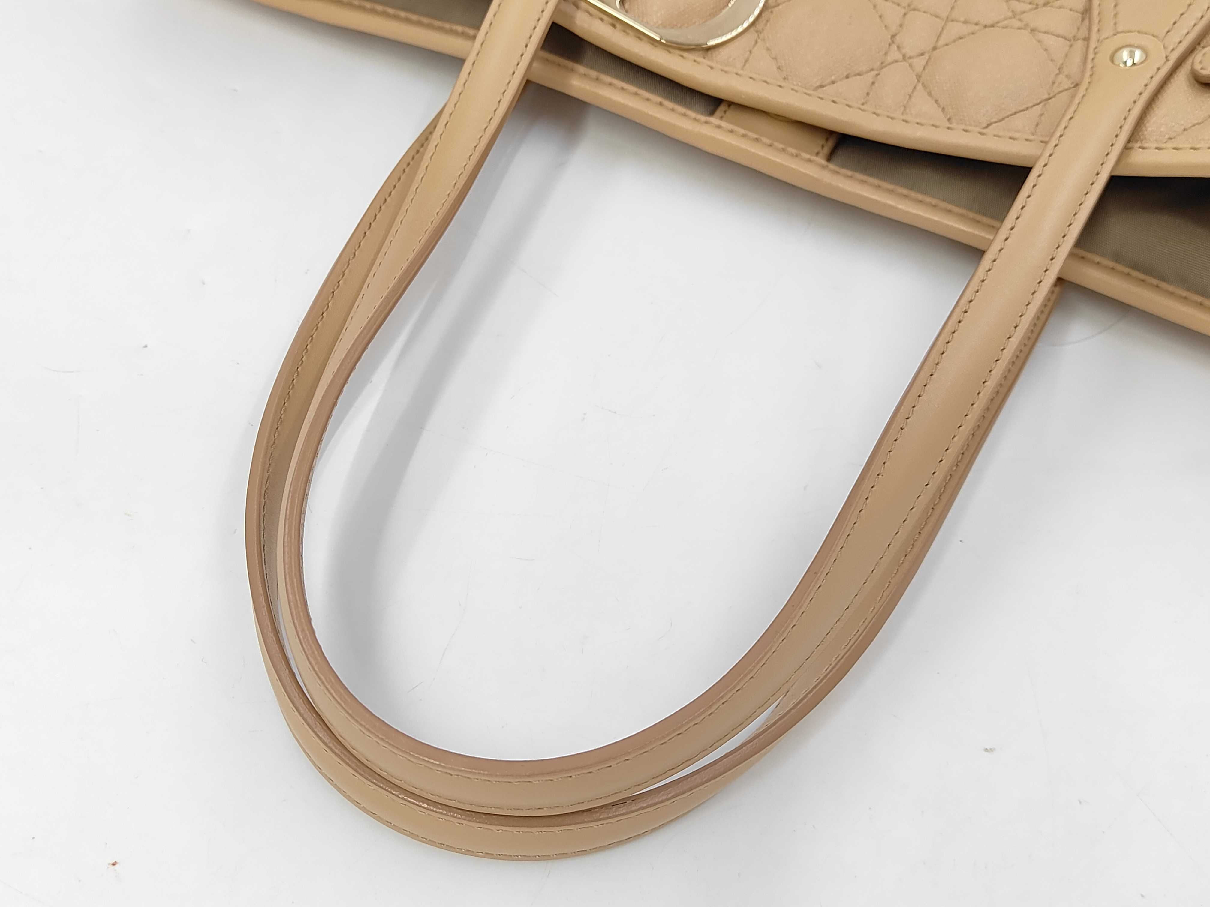 Panarea coated canvas x leather tote bag — view 5