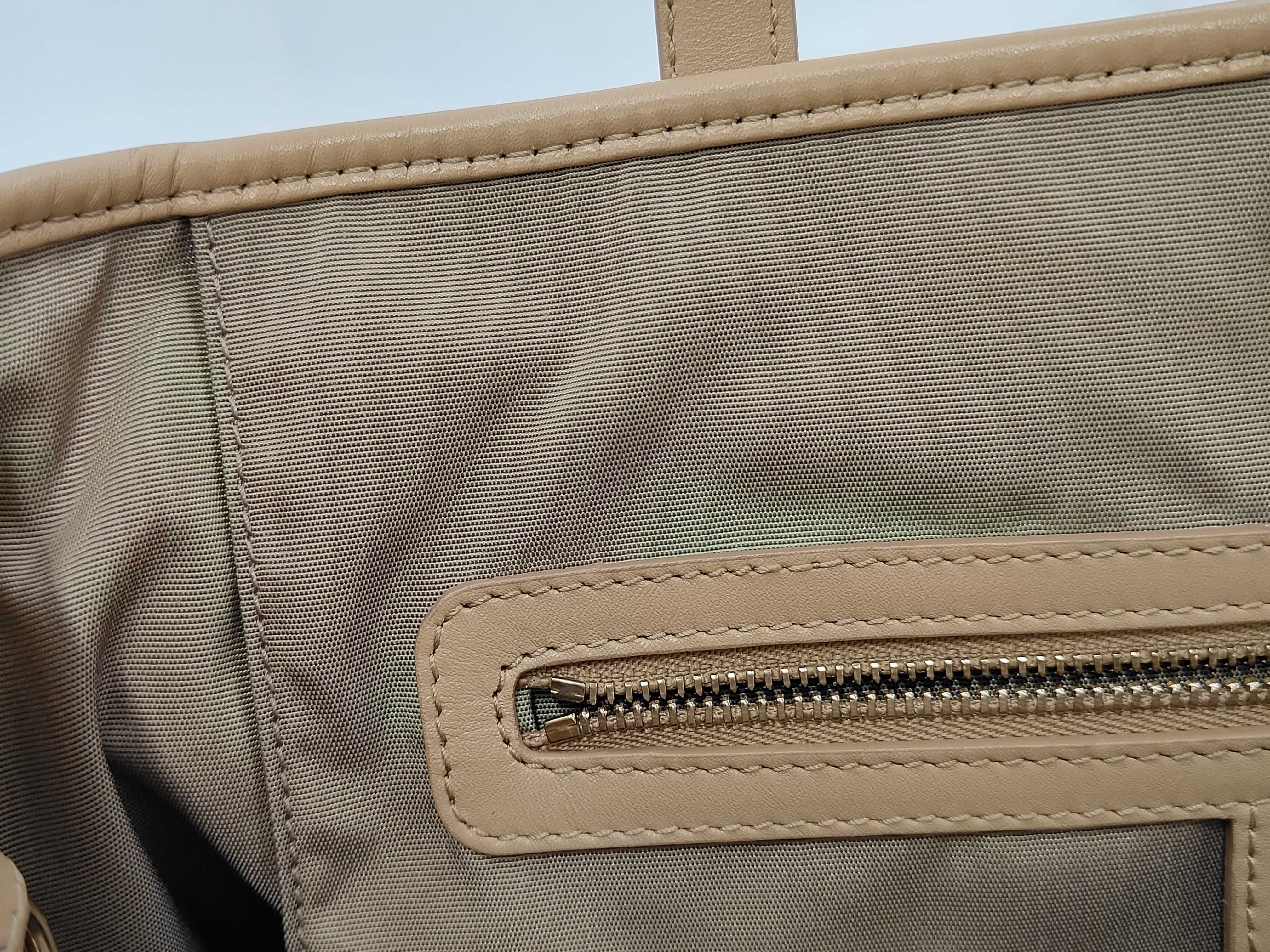 Panarea coated canvas x leather tote bag — view 10