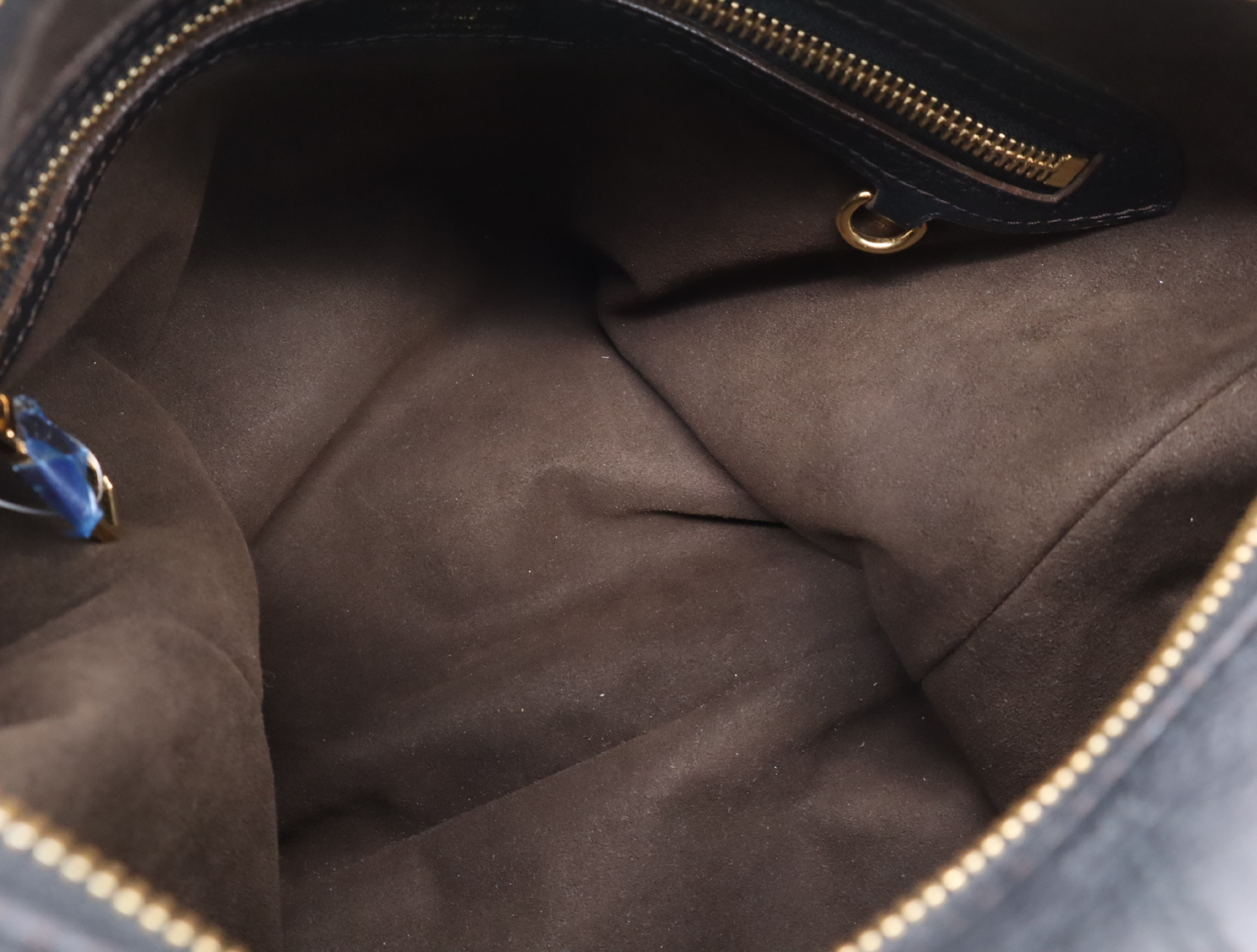 M93987 Mahina Selene MM Noir Handbag with Shoulder Strap, Padlock, 2 Keys, Clochette, Pouch, Dust Bag, and Box. — view 12
