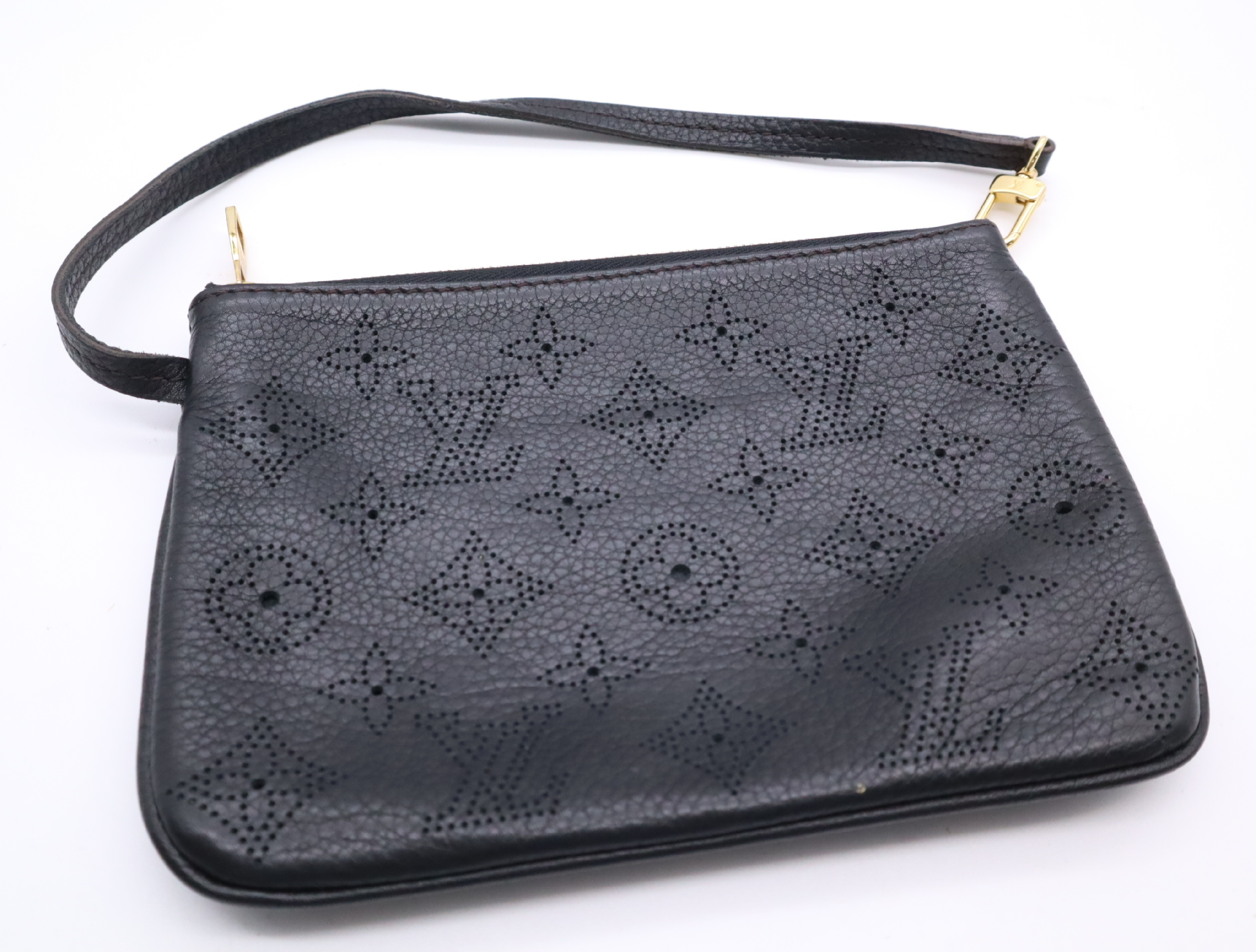 M93987 Mahina Selene MM Noir Handbag with Shoulder Strap, Padlock, 2 Keys, Clochette, Pouch, Dust Bag, and Box. — view 14