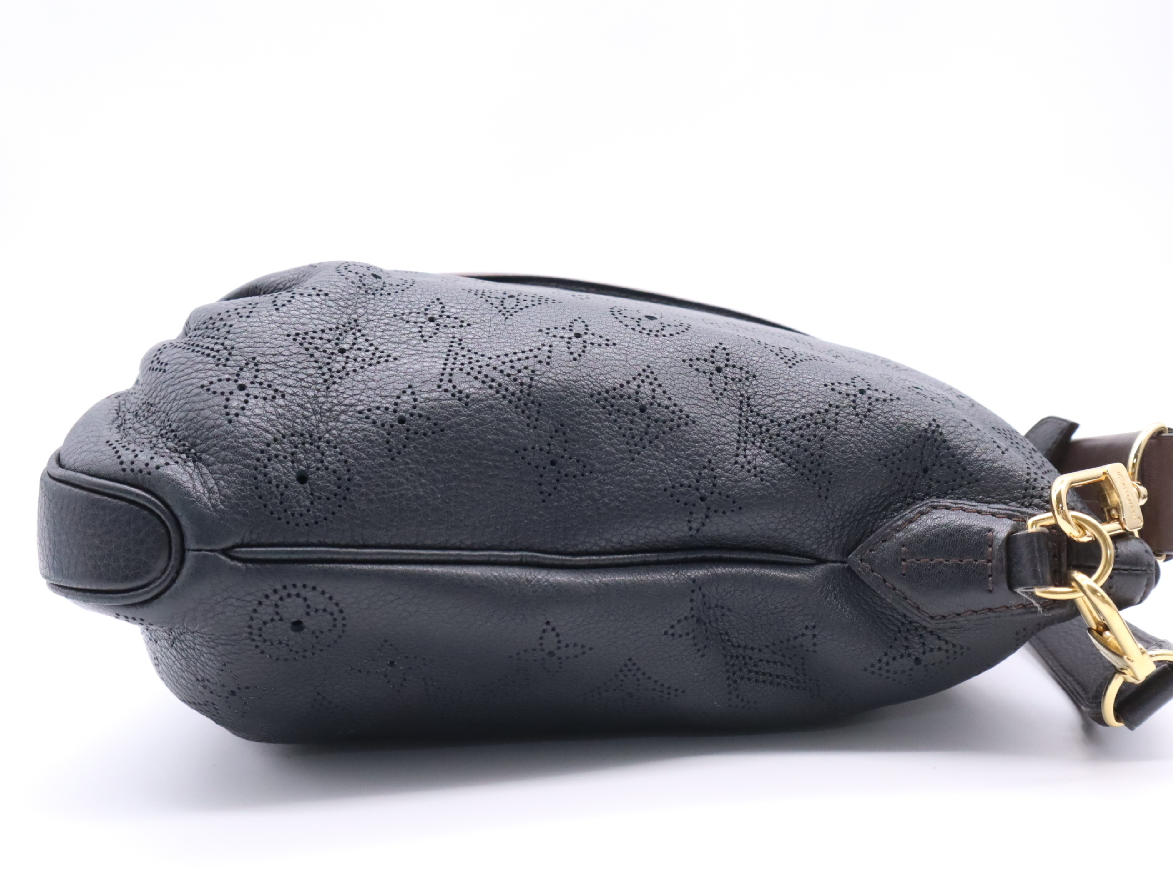 M93987 Mahina Selene MM Noir Handbag with Shoulder Strap, Padlock, 2 Keys, Clochette, Pouch, Dust Bag, and Box. — view 5