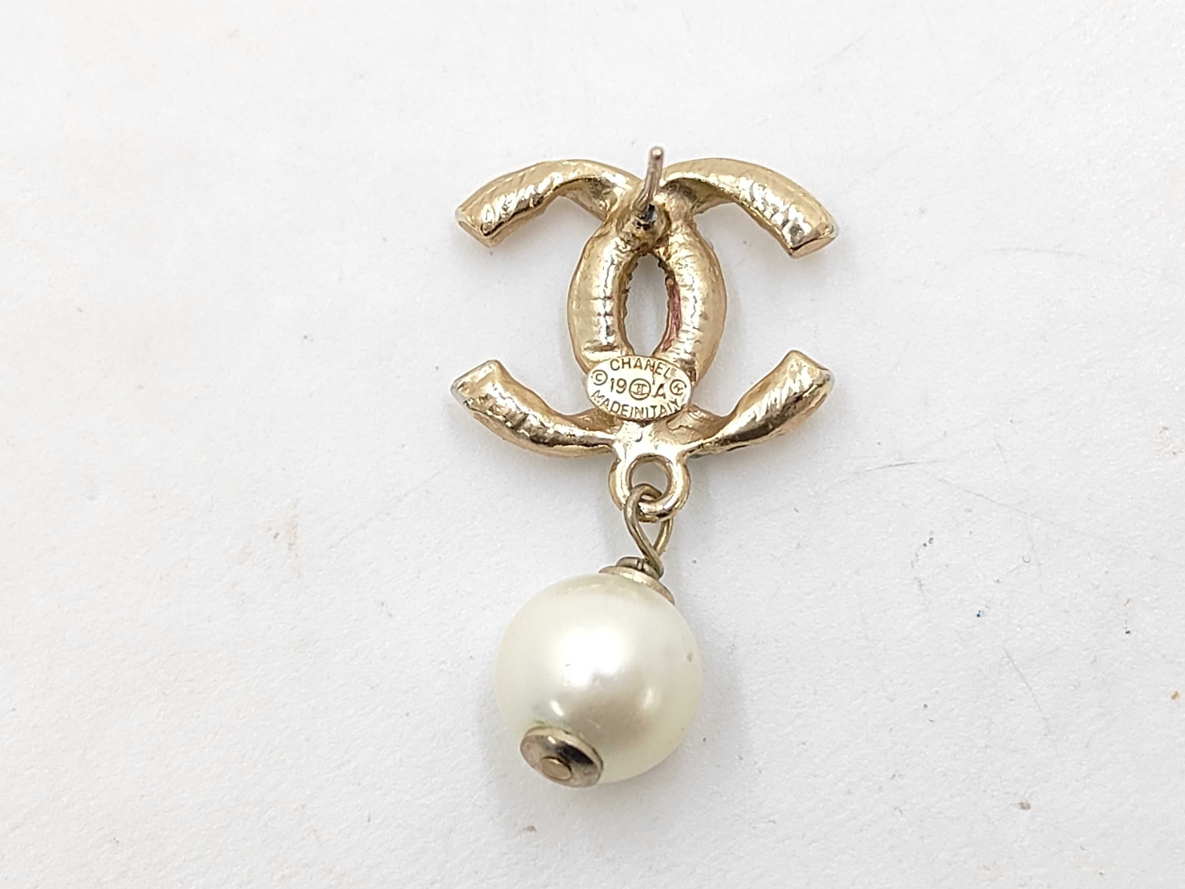 Coco Mark Pearl Earrings — view 2