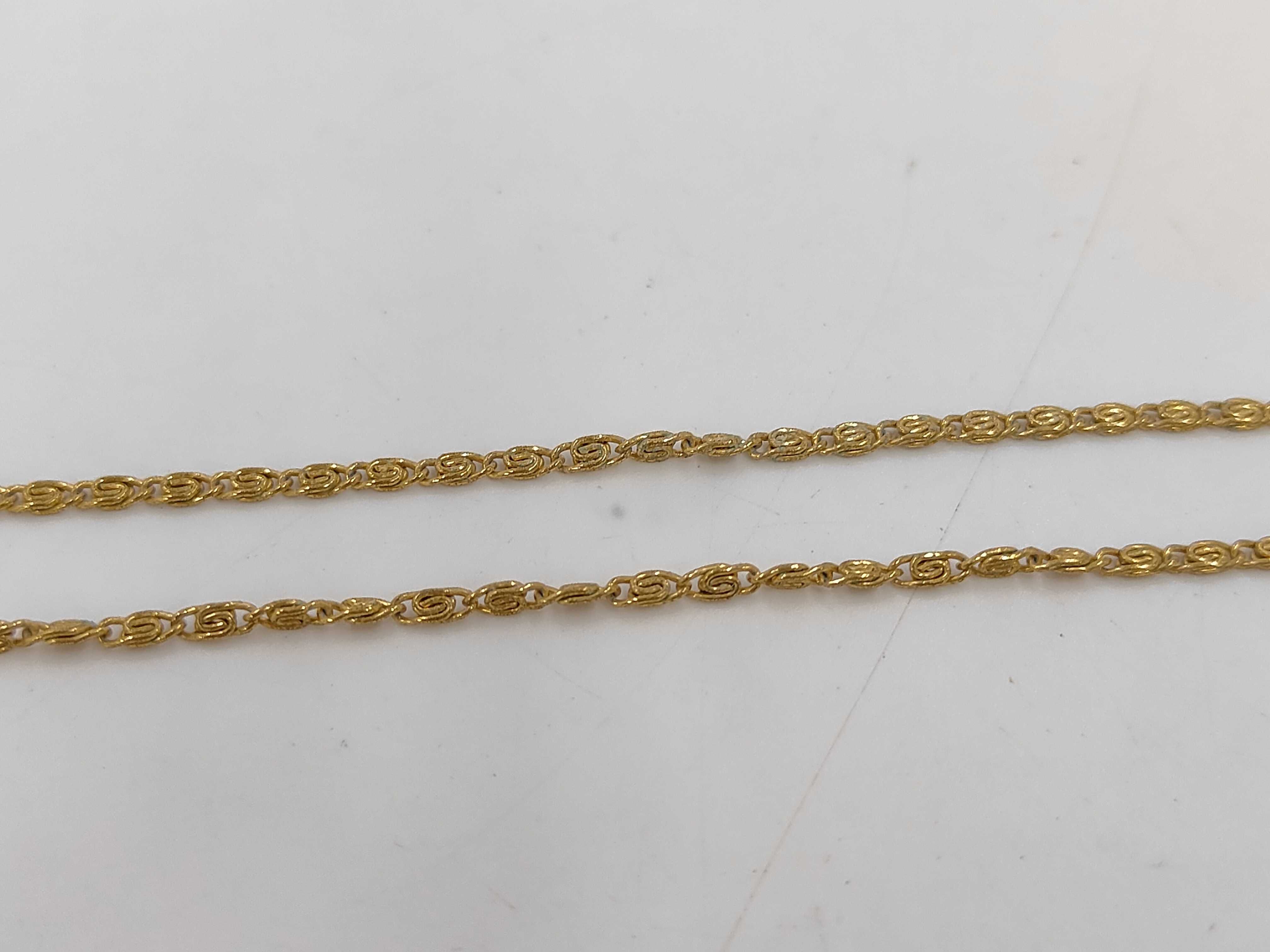 Coco Mark GP Necklace (with markings) — view 5