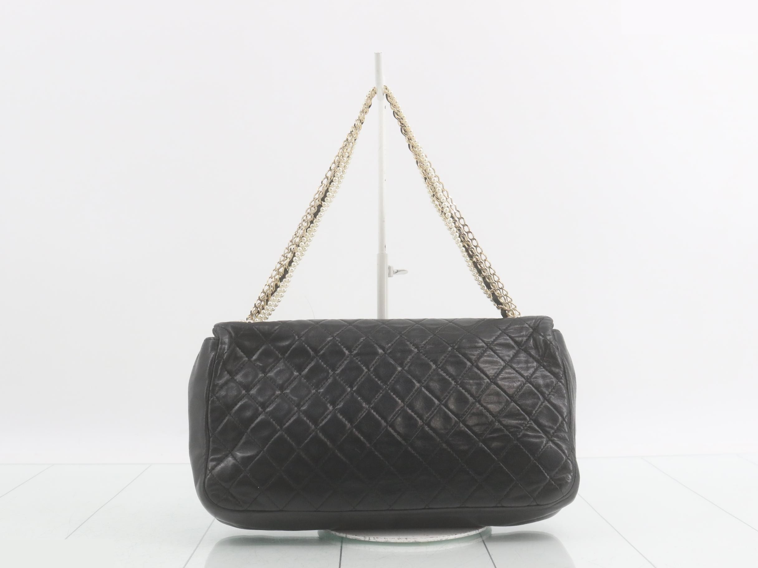 Westminster Pearl Chain Shoulder Bag - Seal — view 2