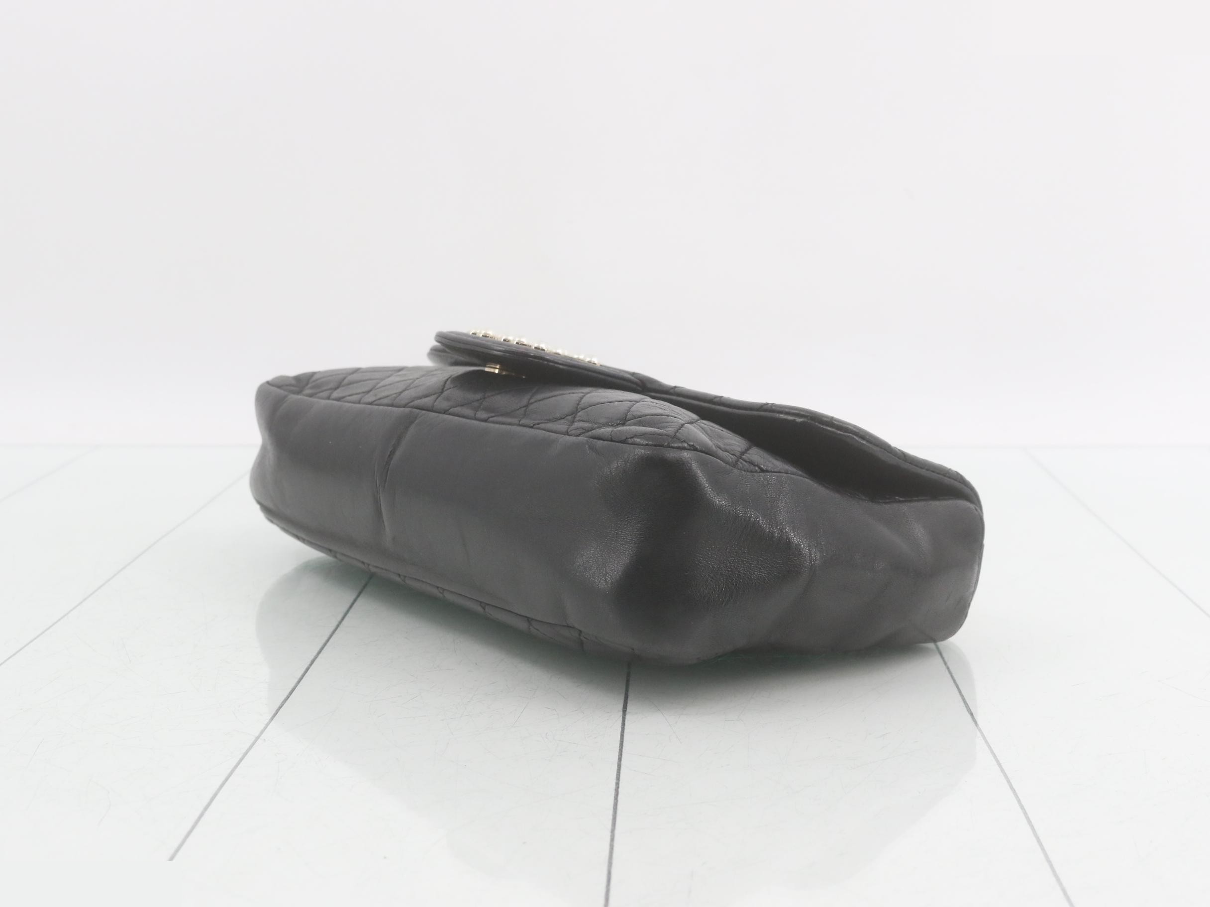 Westminster Pearl Chain Shoulder Bag - Seal — view 6