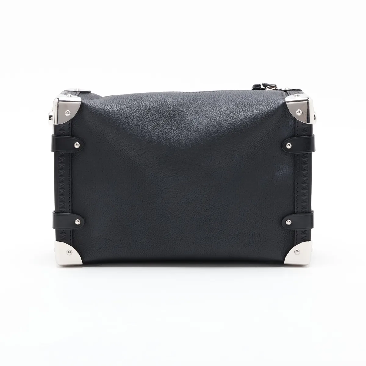 Grain Calf Leather Side Trunk MM M25160 Black (RFID detected) — view 2