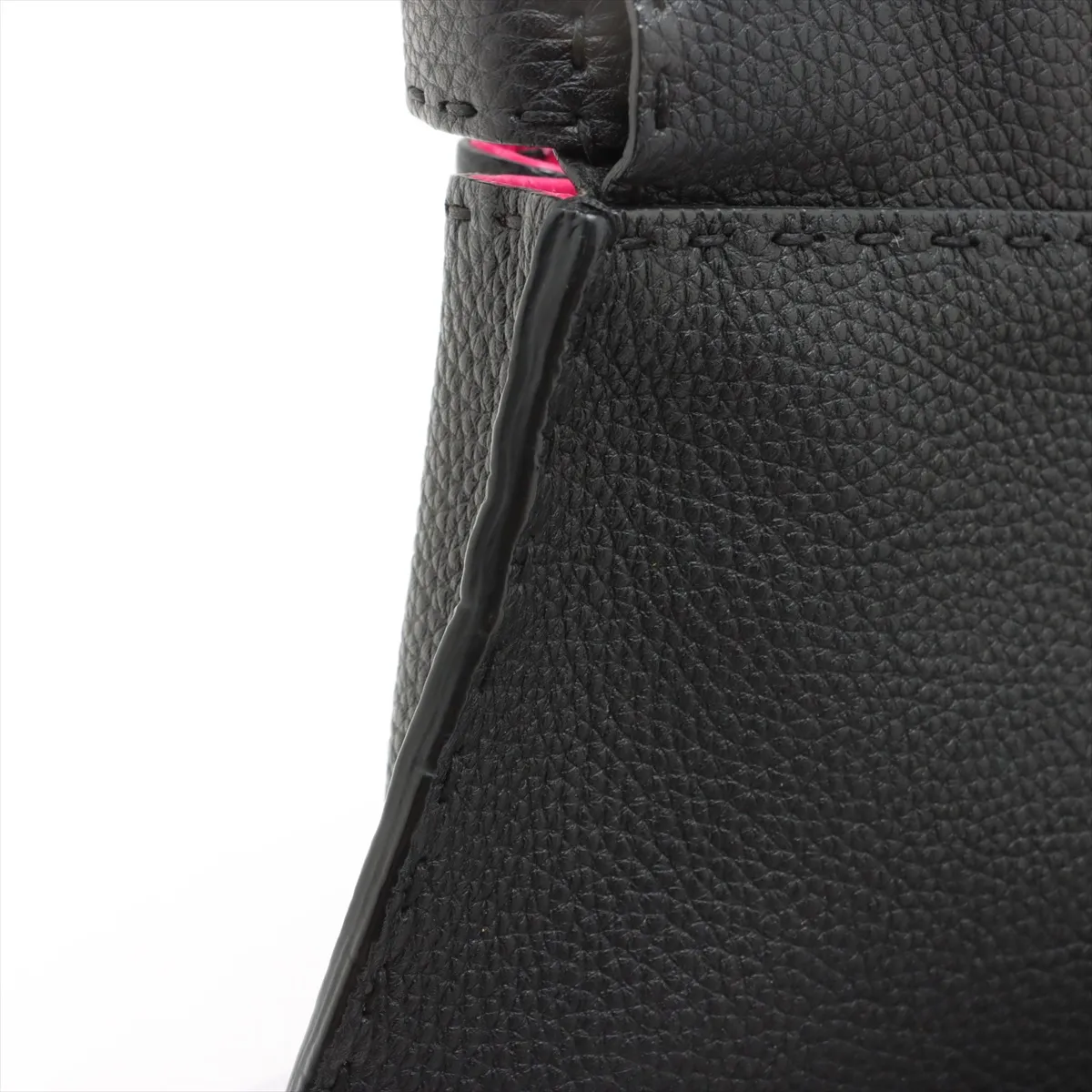 Peekaboo Regular Selleria Leather 2WAY Handbag Black 8BN226 Name Included — view 12