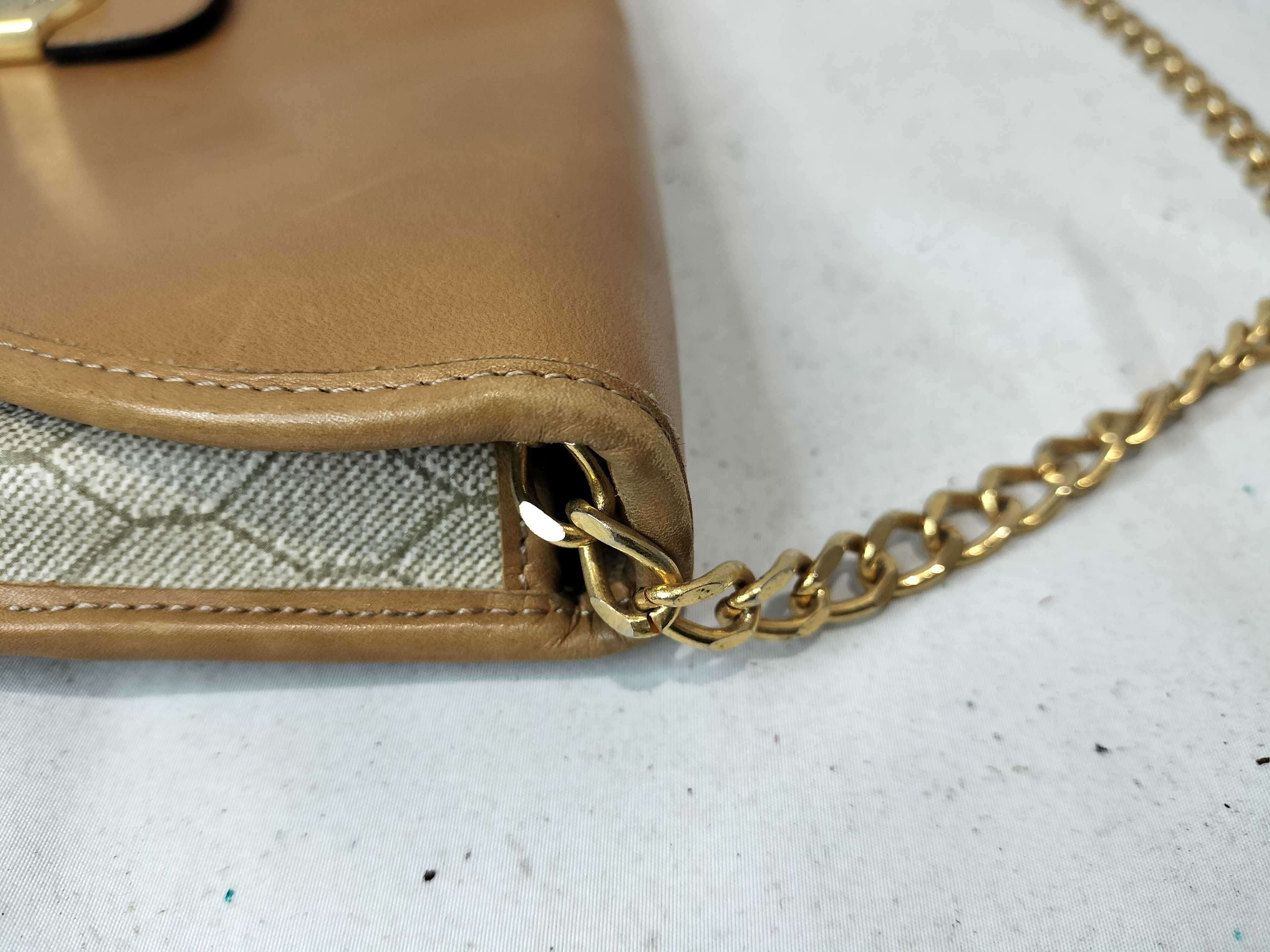 Honeycomb Vintage Gold Chain Shoulder Bag — view 6