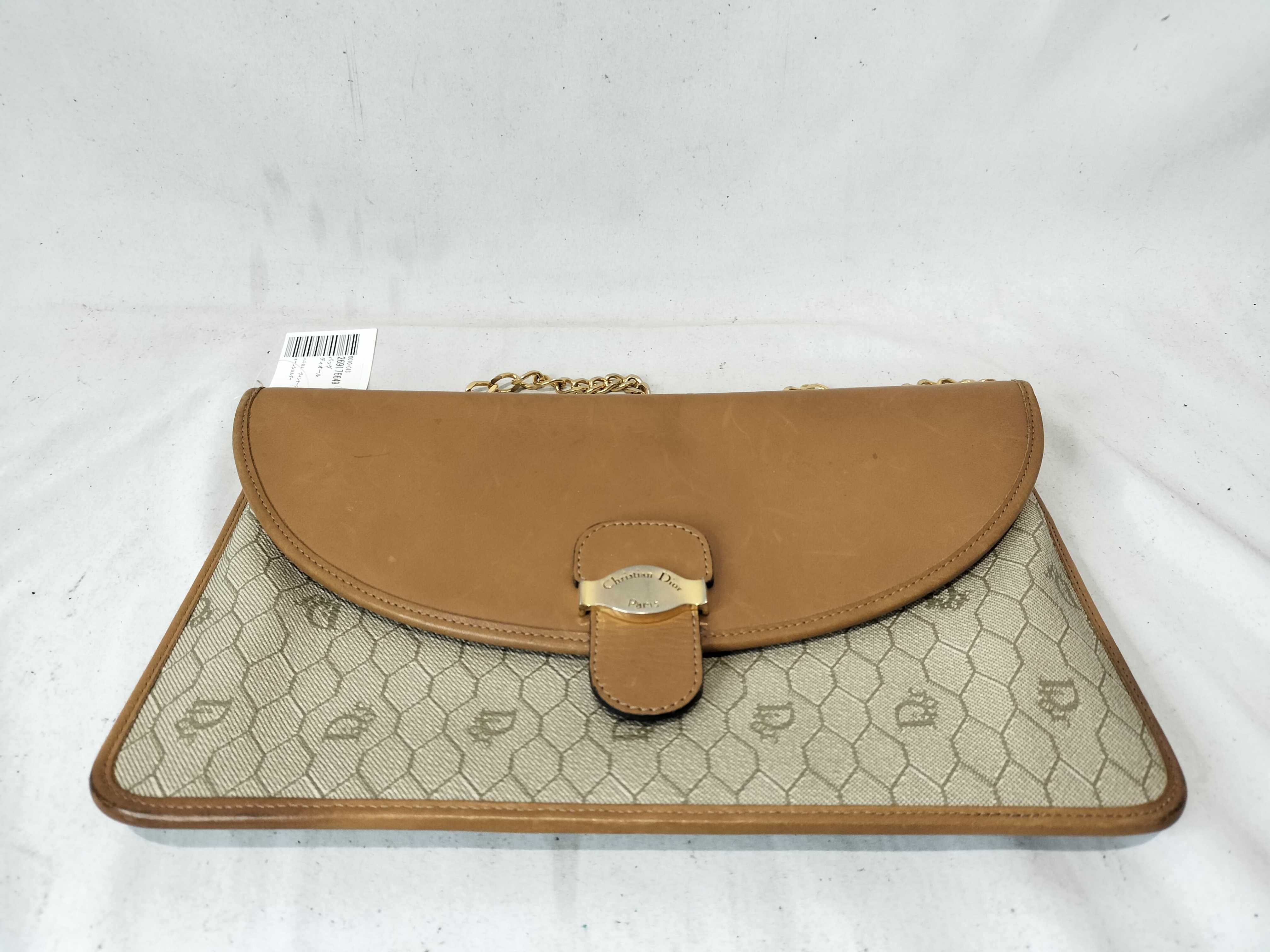 Honeycomb Vintage Gold Chain Shoulder Bag — view 8