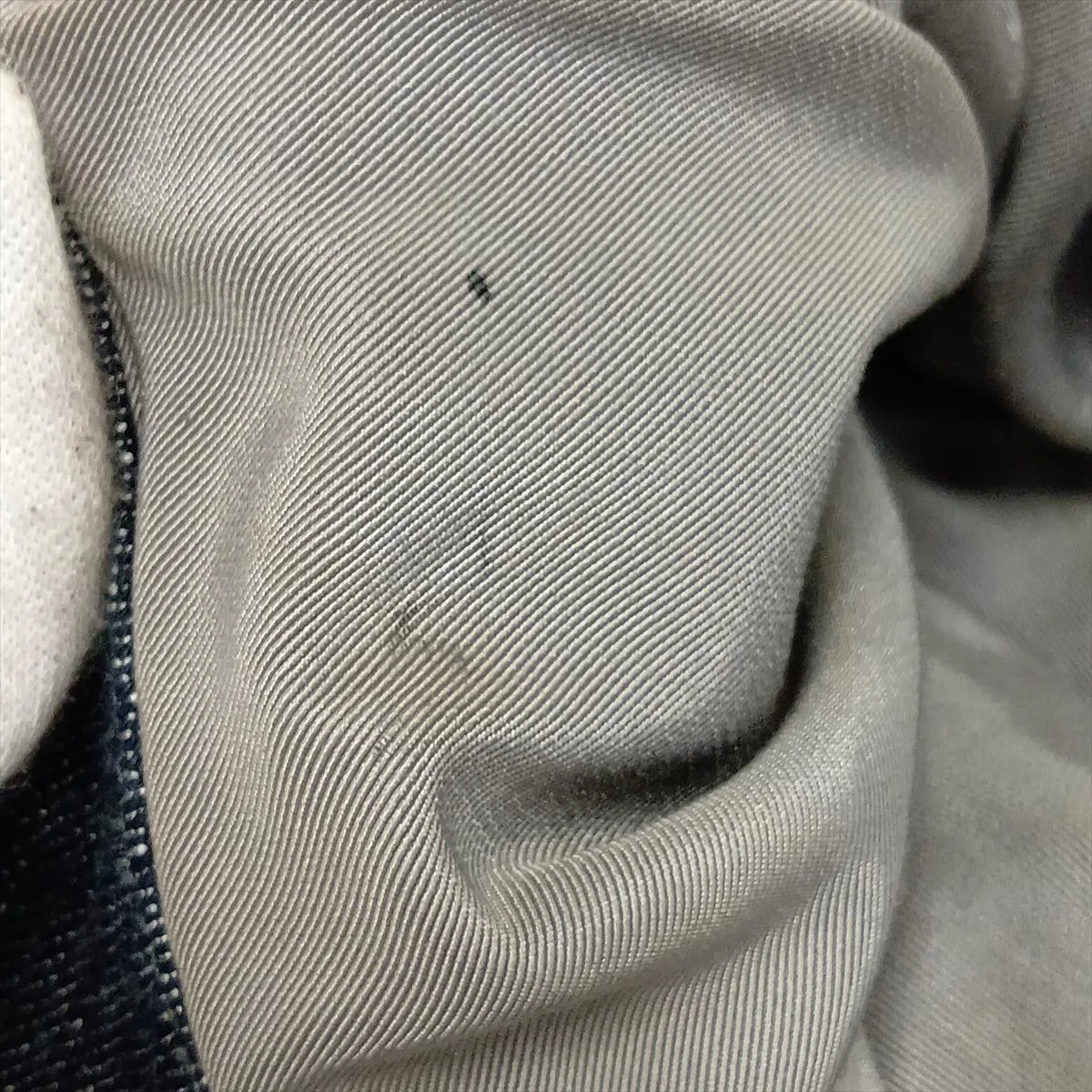 Matelassé Denim Tote Bag, Blue x Black, Silver Hardware, Item No. 12787264, Series 12 — view 15