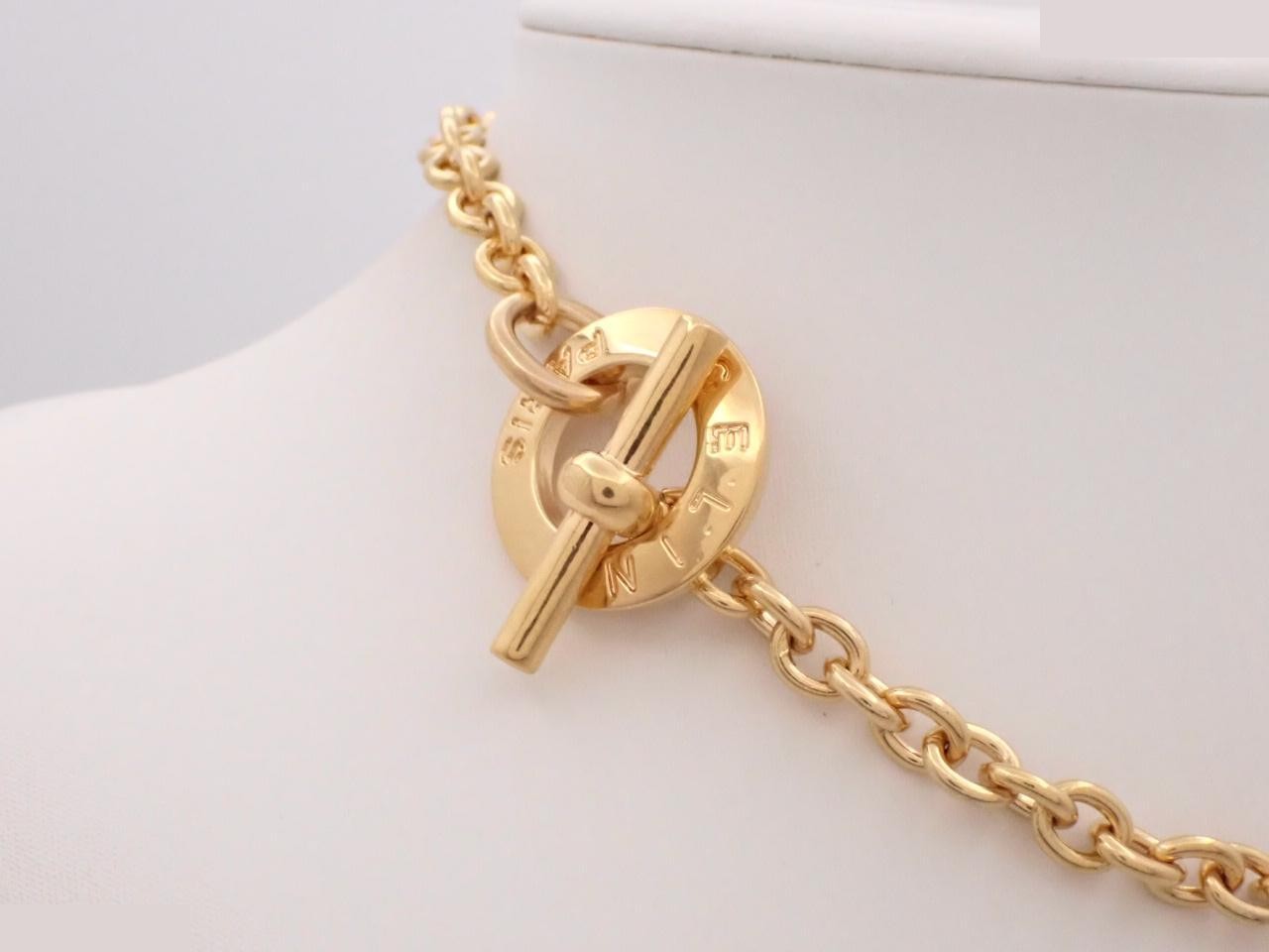 musical note motif necklace, chain approximately 40cm — view 2