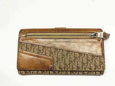 Trotter x Leather Long Wallet MC0063