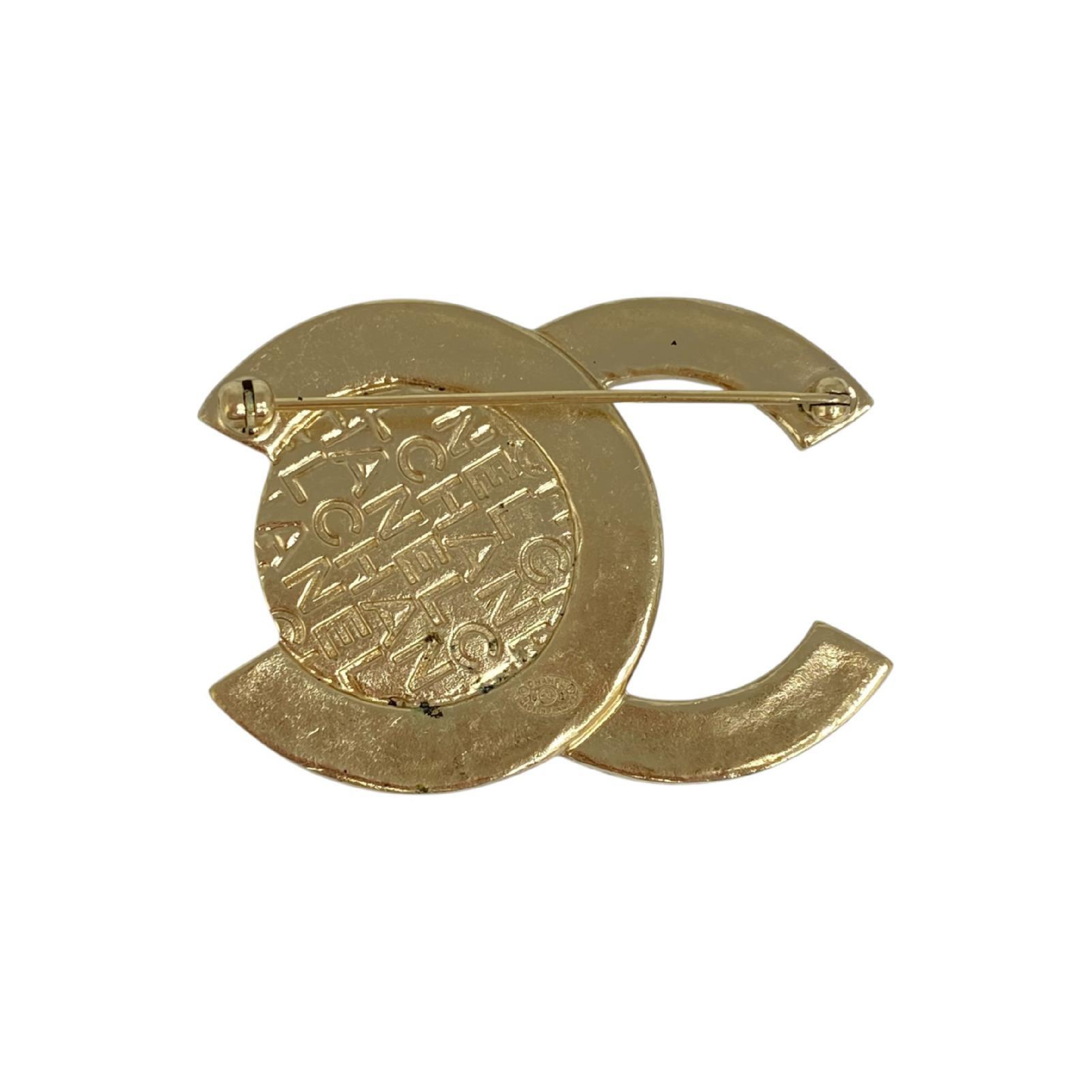 【*Shipped from: Hong Kong*】CHANEL ( ) Light Gold Color Metal 16B Brooch — view 2