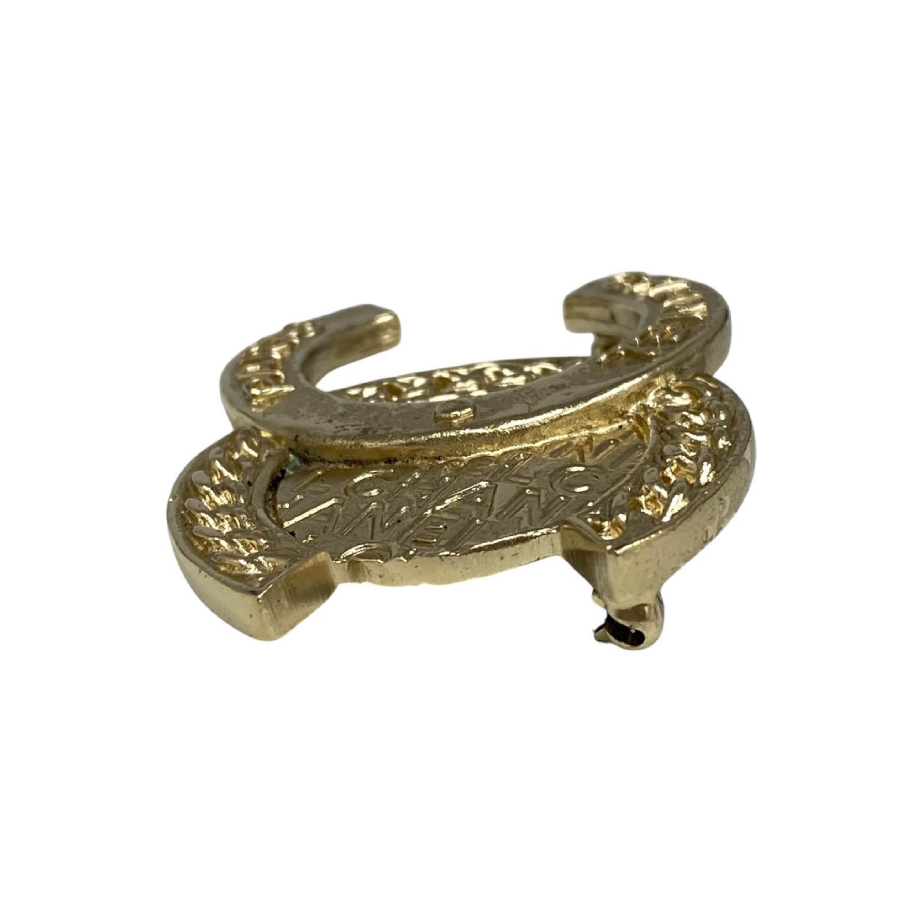 【*Shipped from: Hong Kong*】CHANEL ( ) Light Gold Color Metal 16B Brooch — view 5