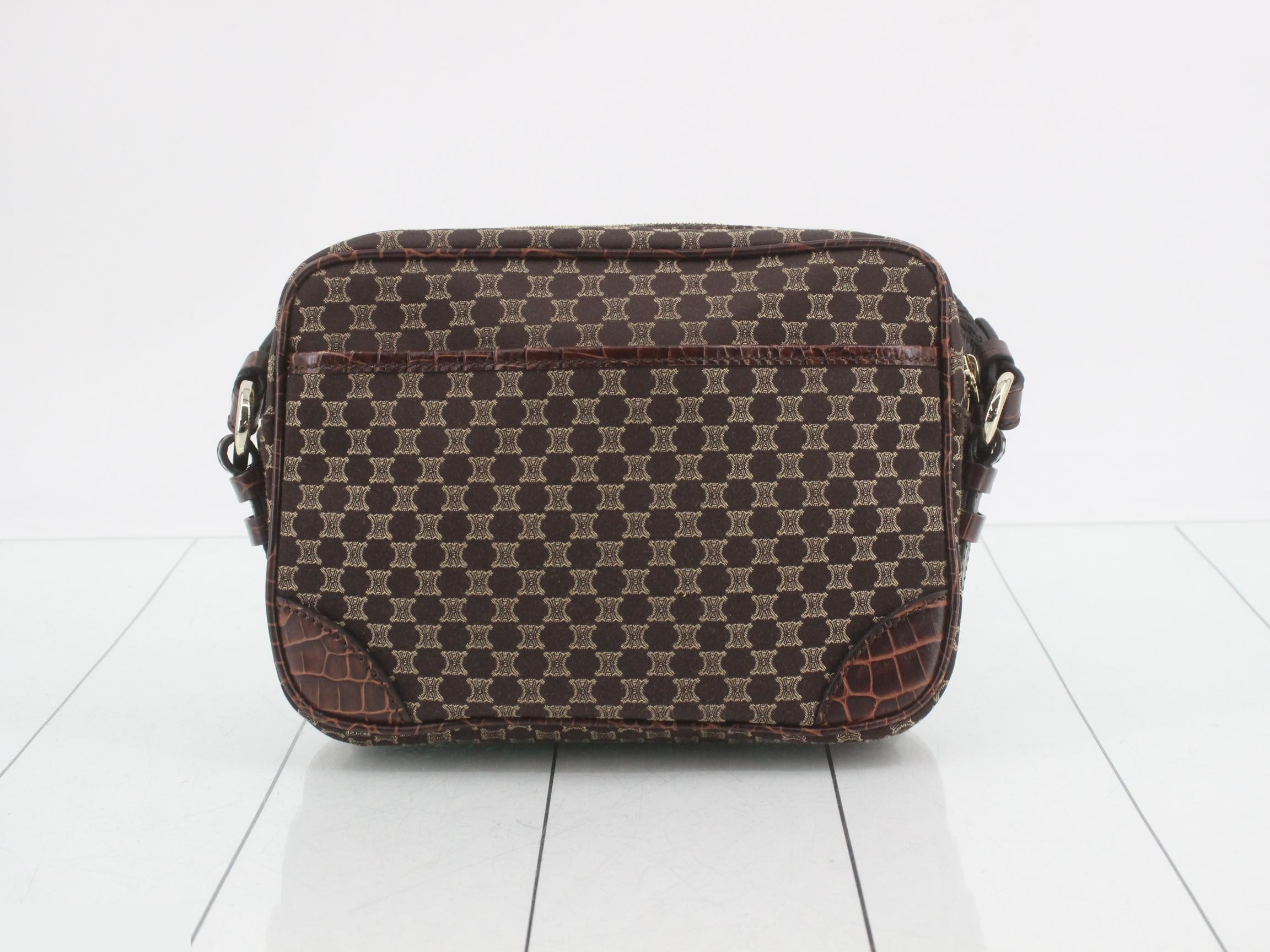Macadam Shoulder Bag, Canvas, Dark Brown — view 2