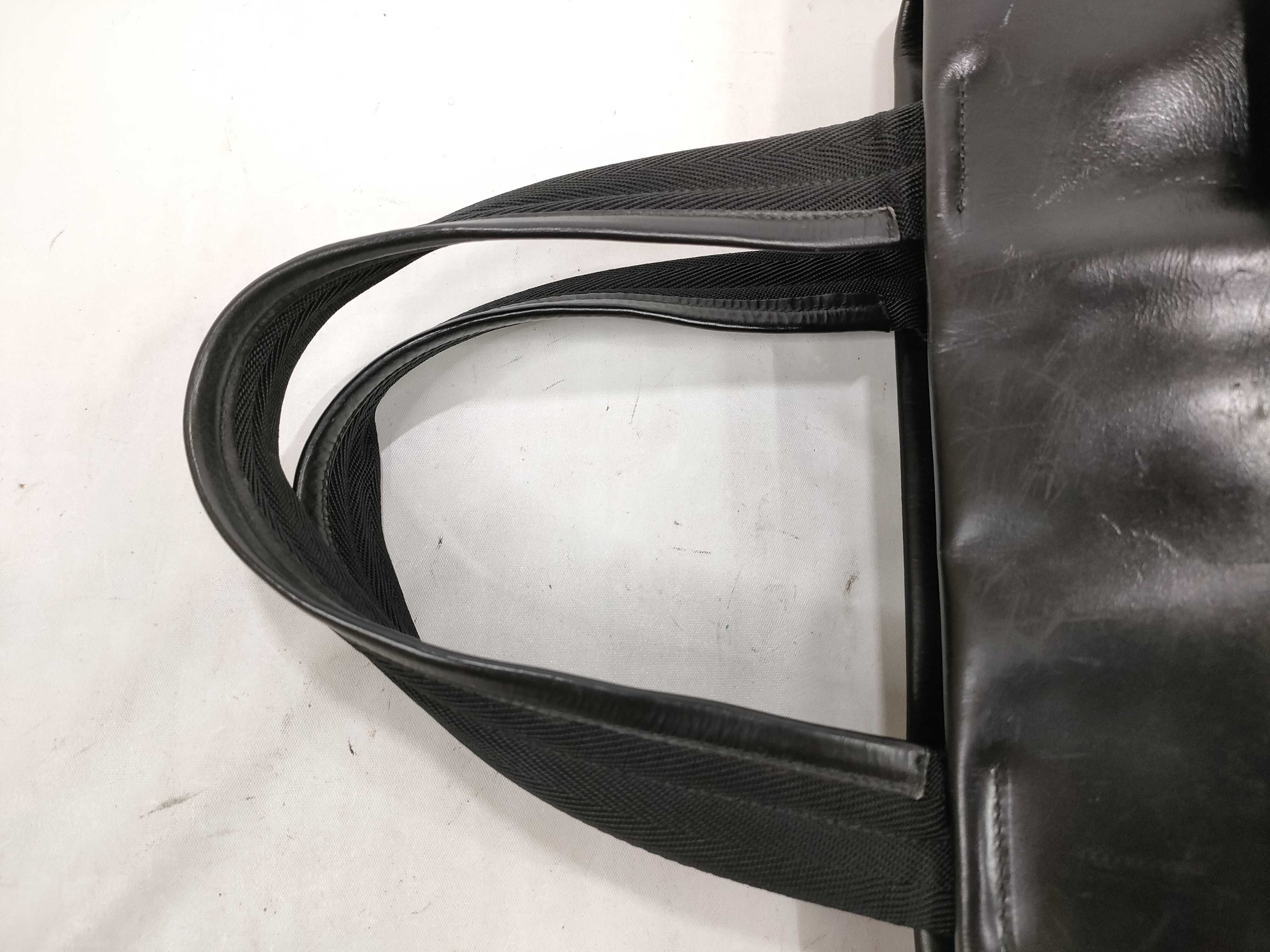nylon Prada nylon leather tote bag — view 3
